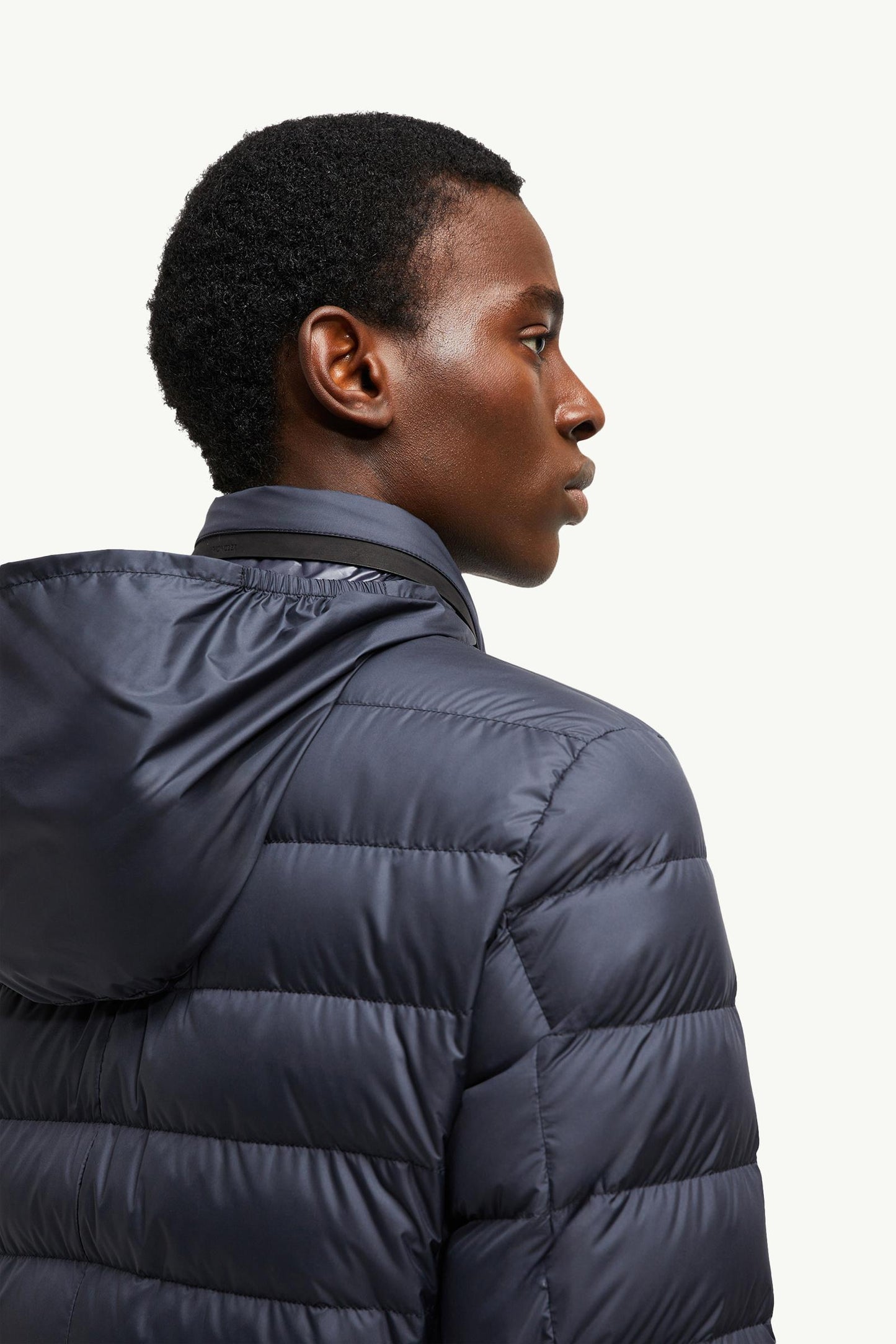 Carrelet Leather-Trimmed Down Blazer