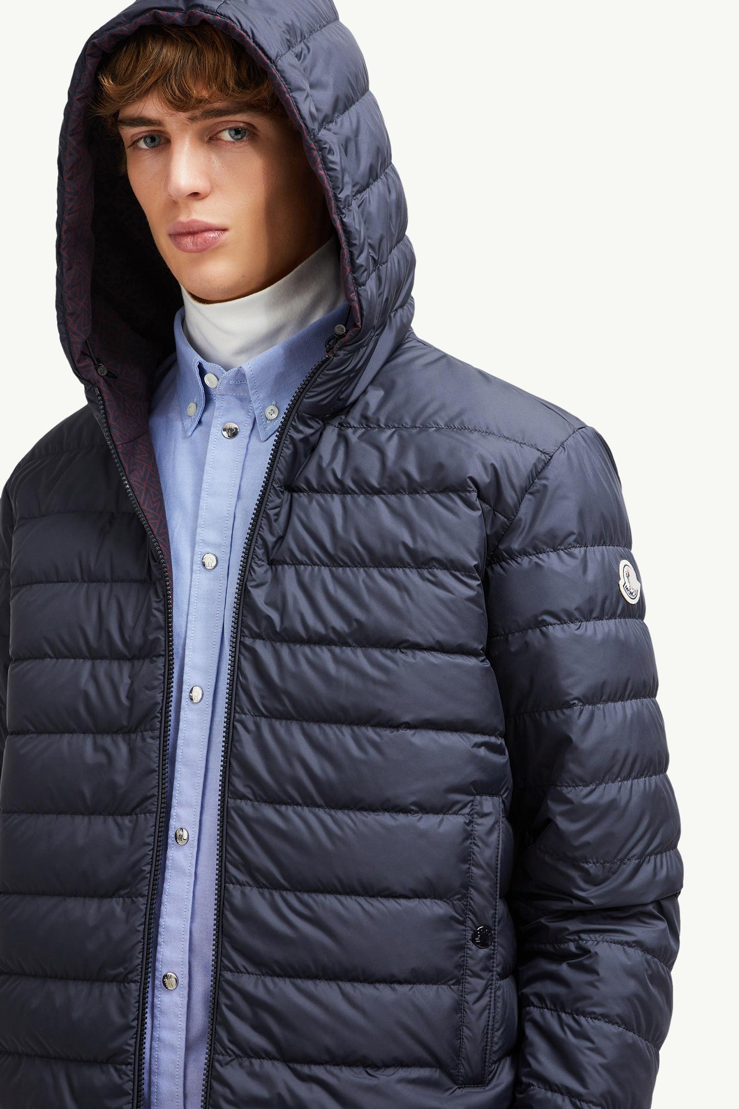 Monogram Guery Reversible Hooded Short Down Jacket