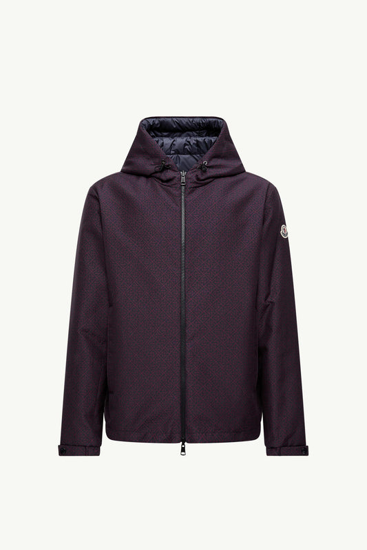 Monogram Guery Reversible Hooded Short Down Jacket