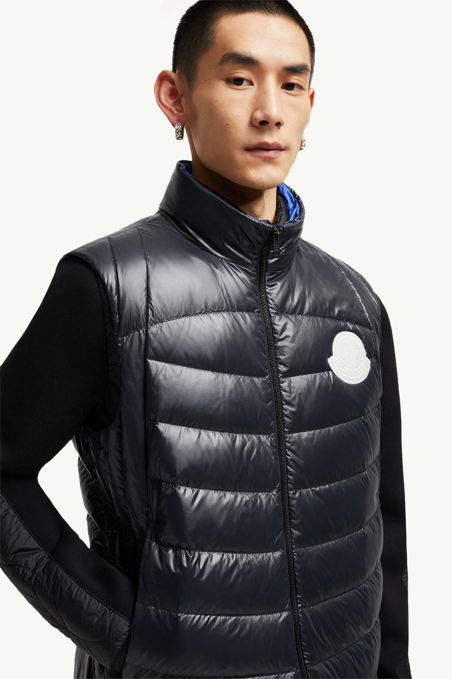Menelao Hooded Curvy-Quilted Down Gilet