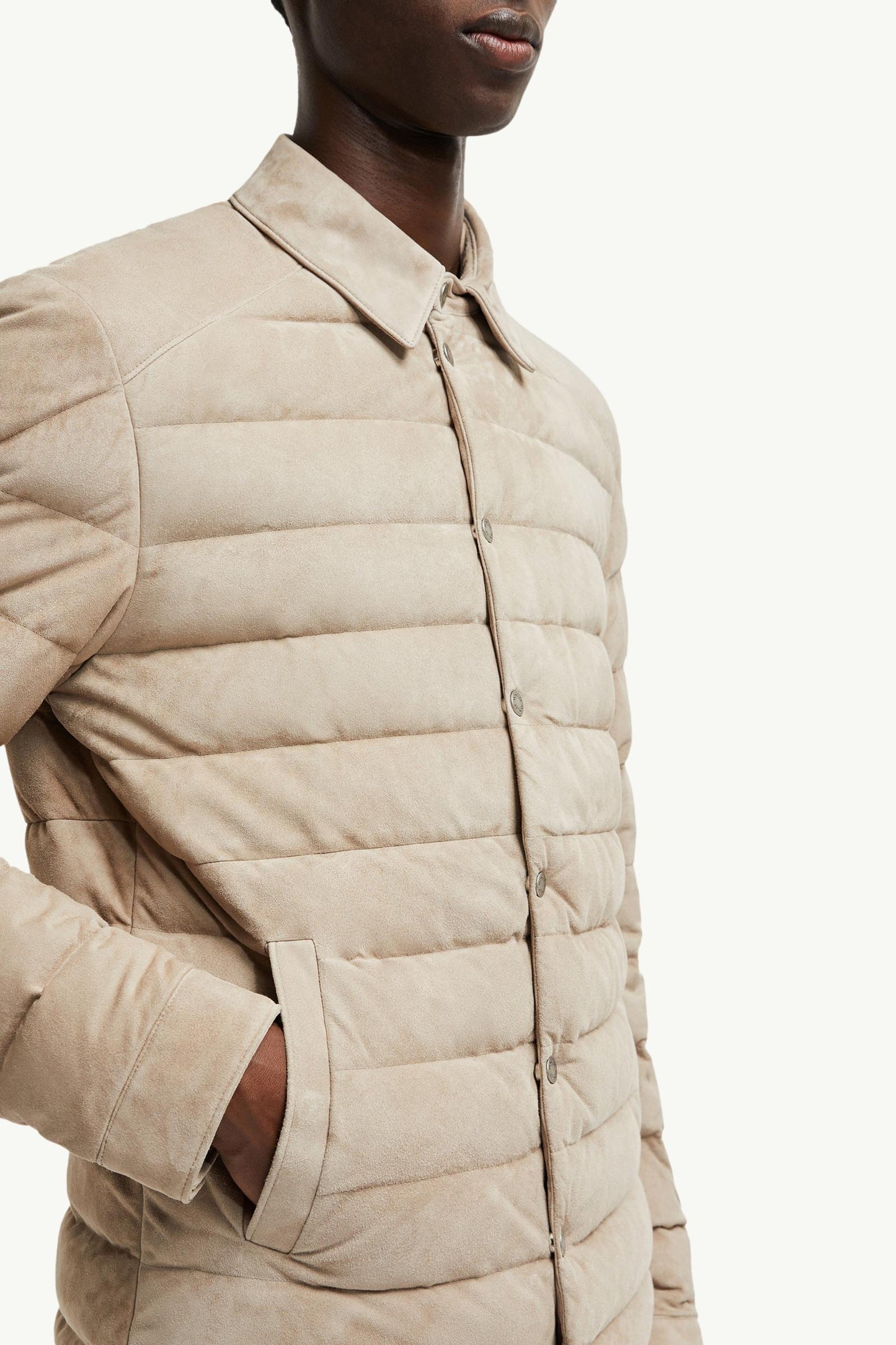 Etale Suede Down Shirt Jacket