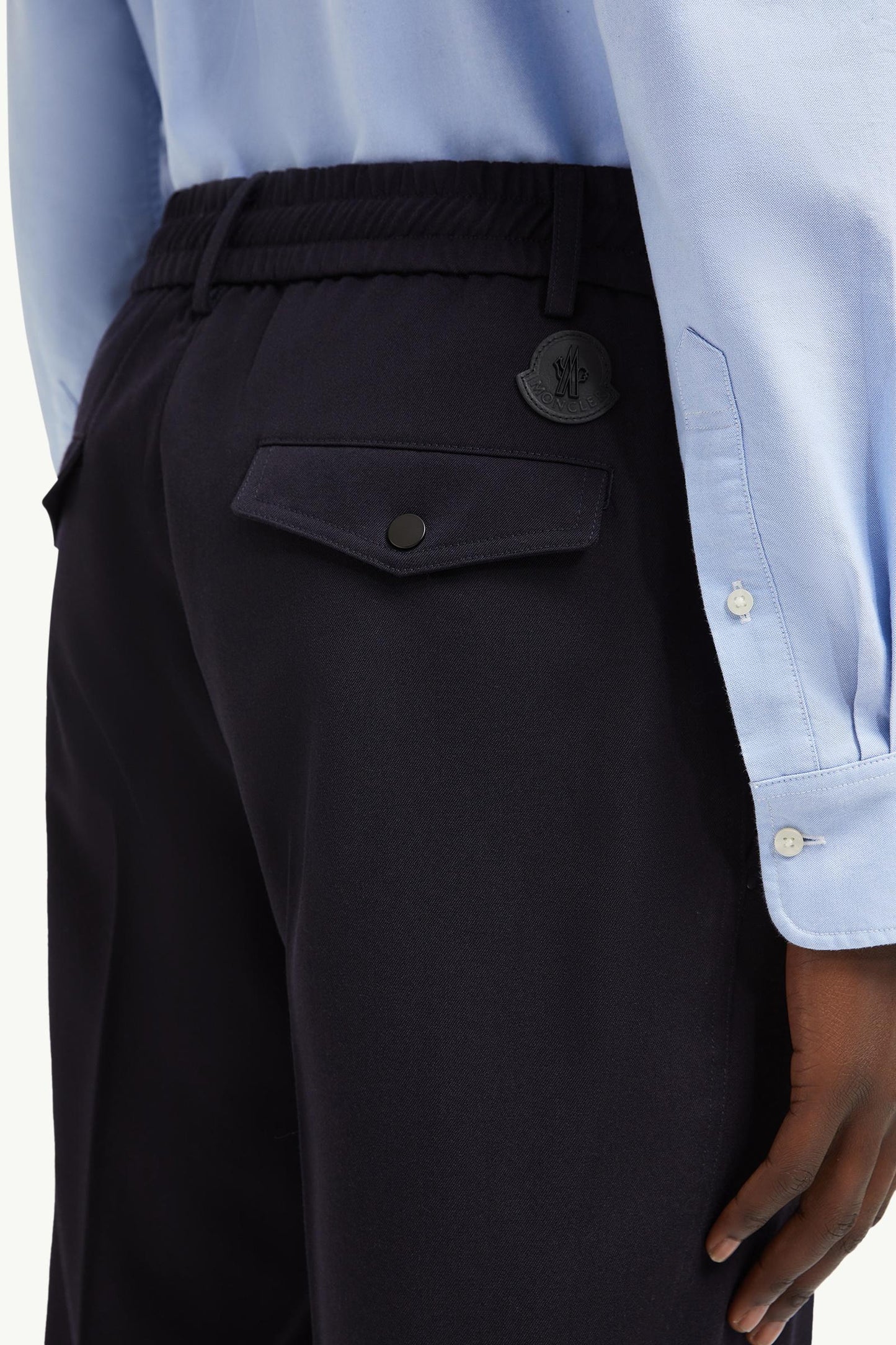 Wool Gabardine Tailored Trousers