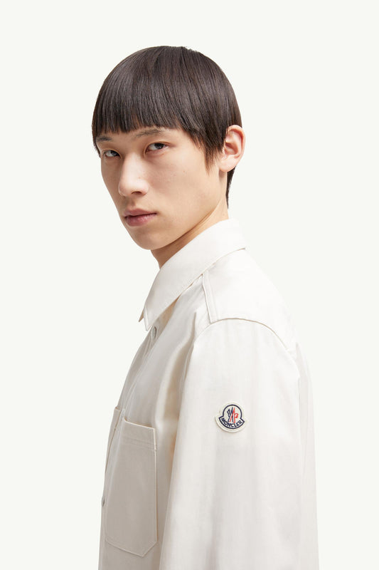 Cotton Gabardine Shirt Jacket