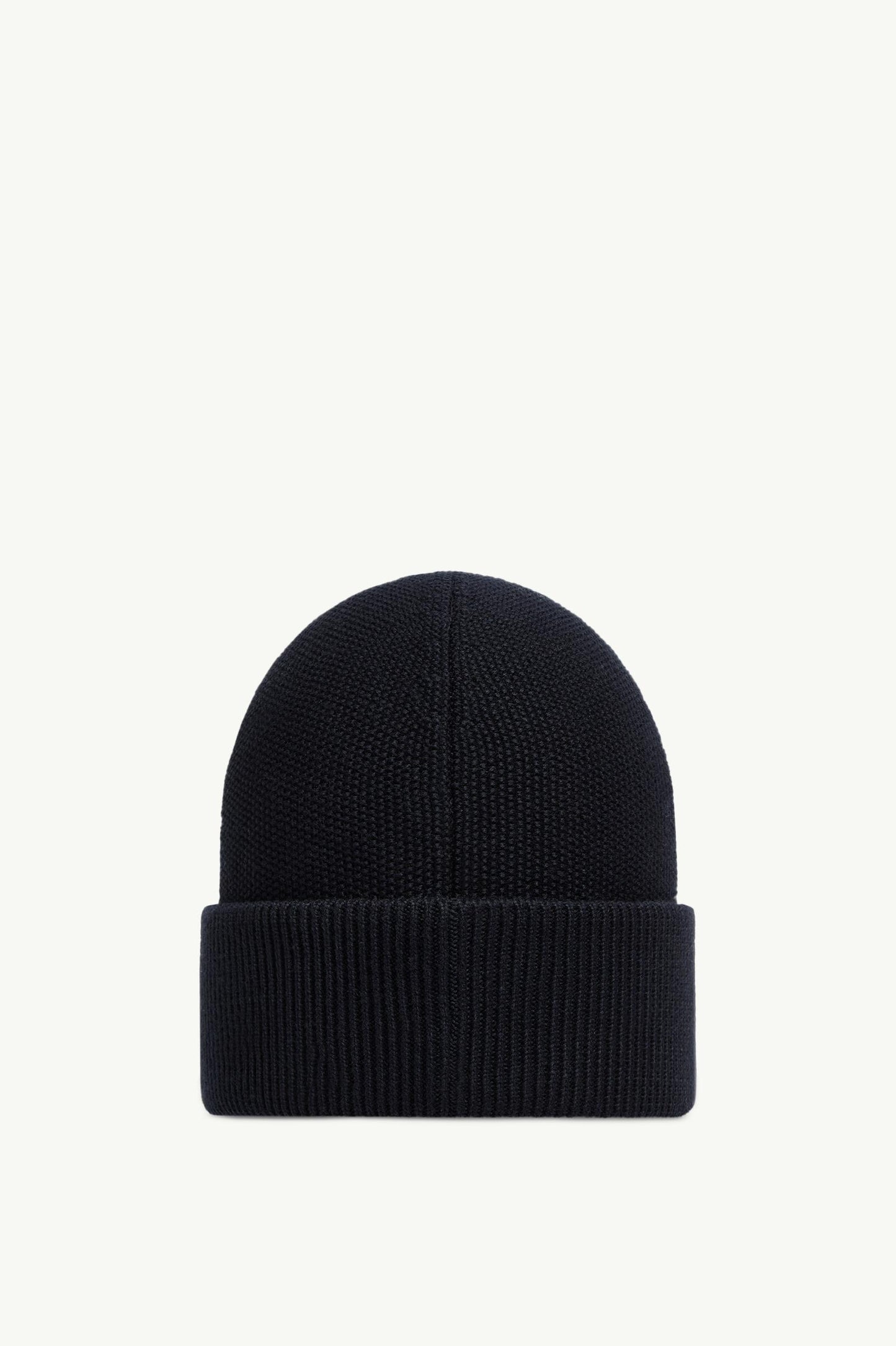 Leather Logo Cotton & Cashmere Beanie