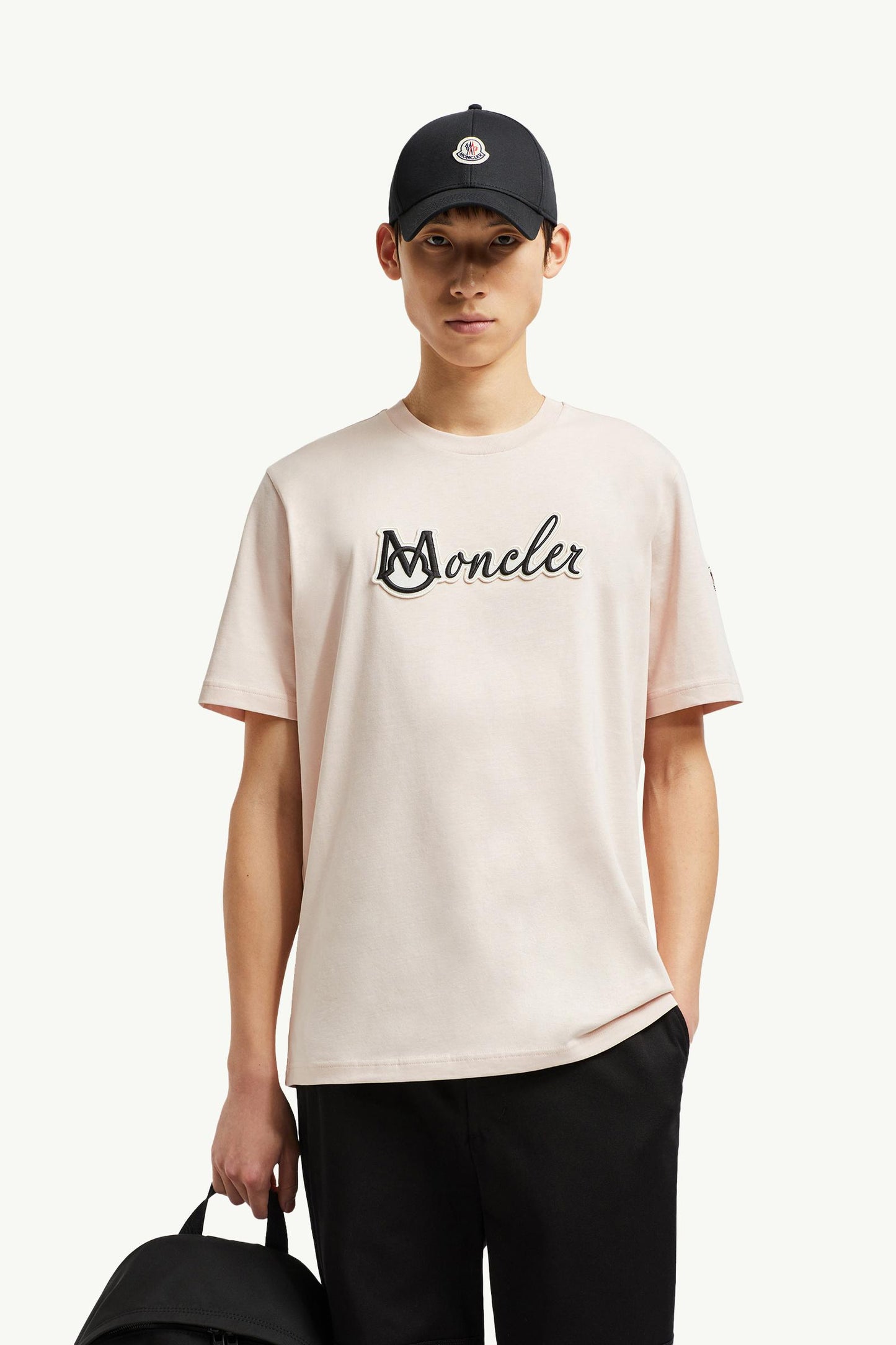 Embroidered Varsity Logo Cotton T-shirt