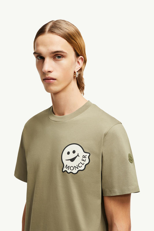 Cartoon Logo Cotton T-Shirt