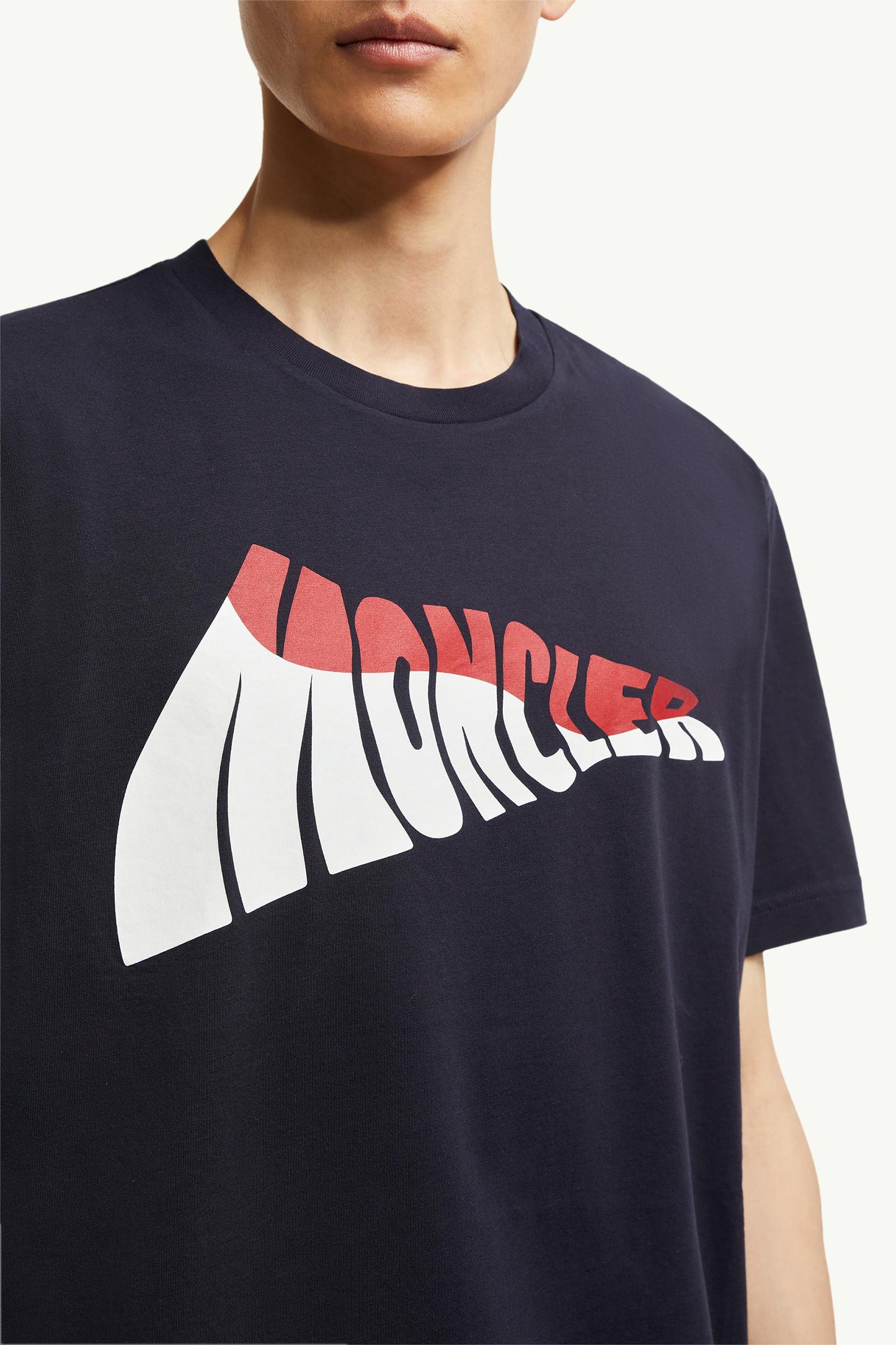 Wave Logo Cotton T-Shirt