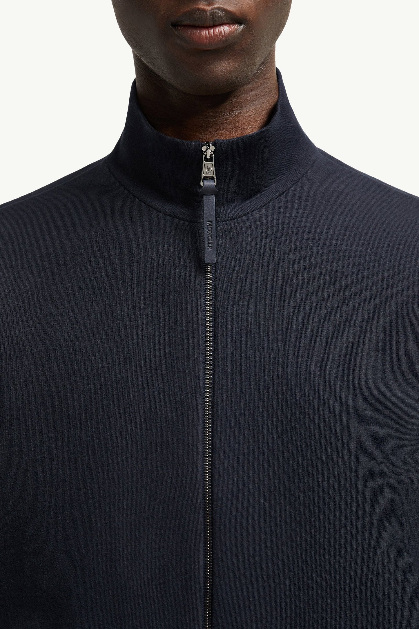Suede-Trimmed Cotton & Cashmere Sweatshirt