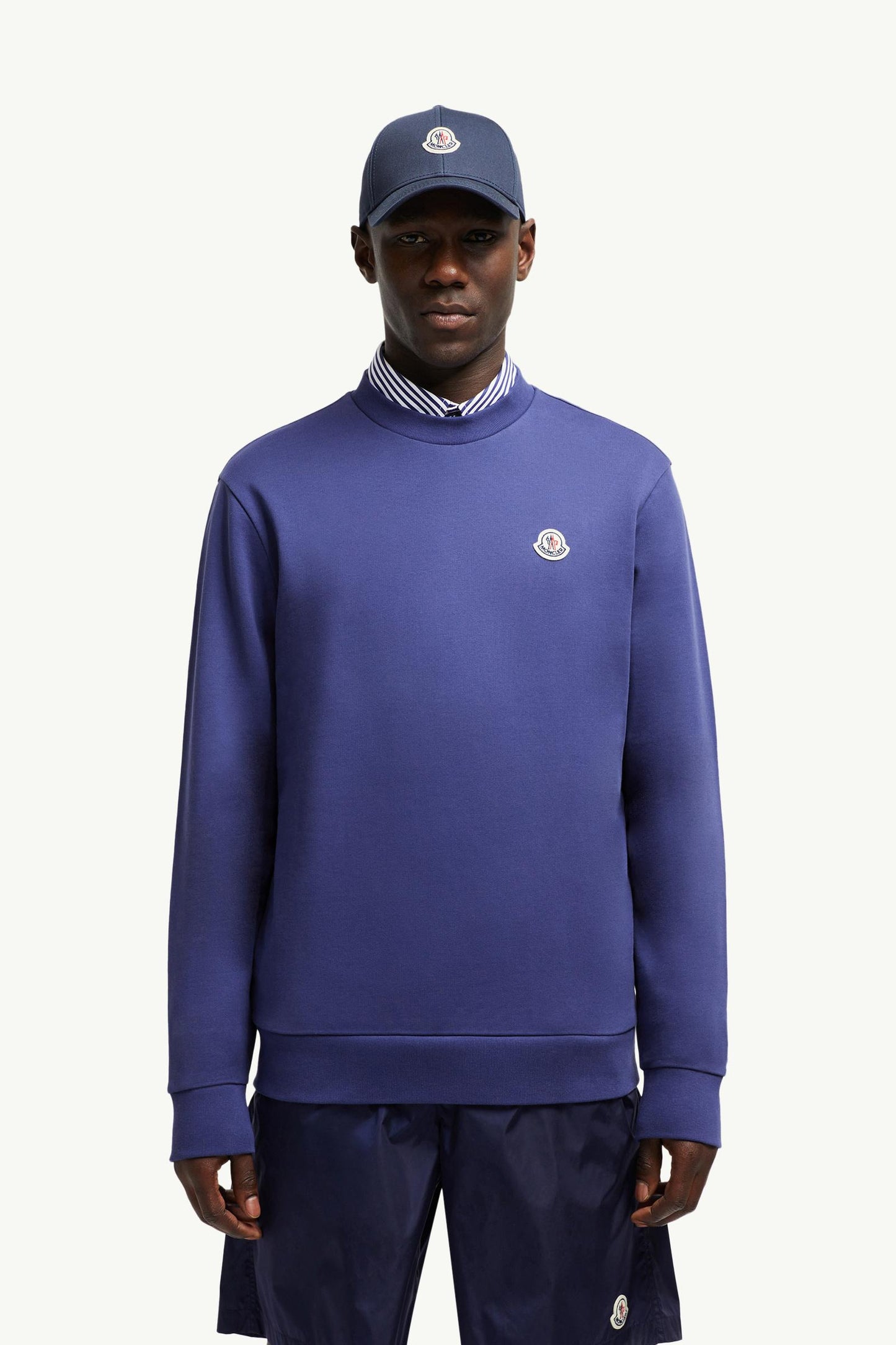 Logo Patch Cotton Sweatshirt