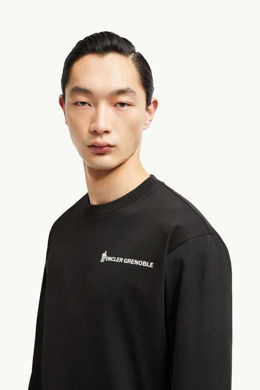 Logo Long Sleeve Cotton T-Shirt