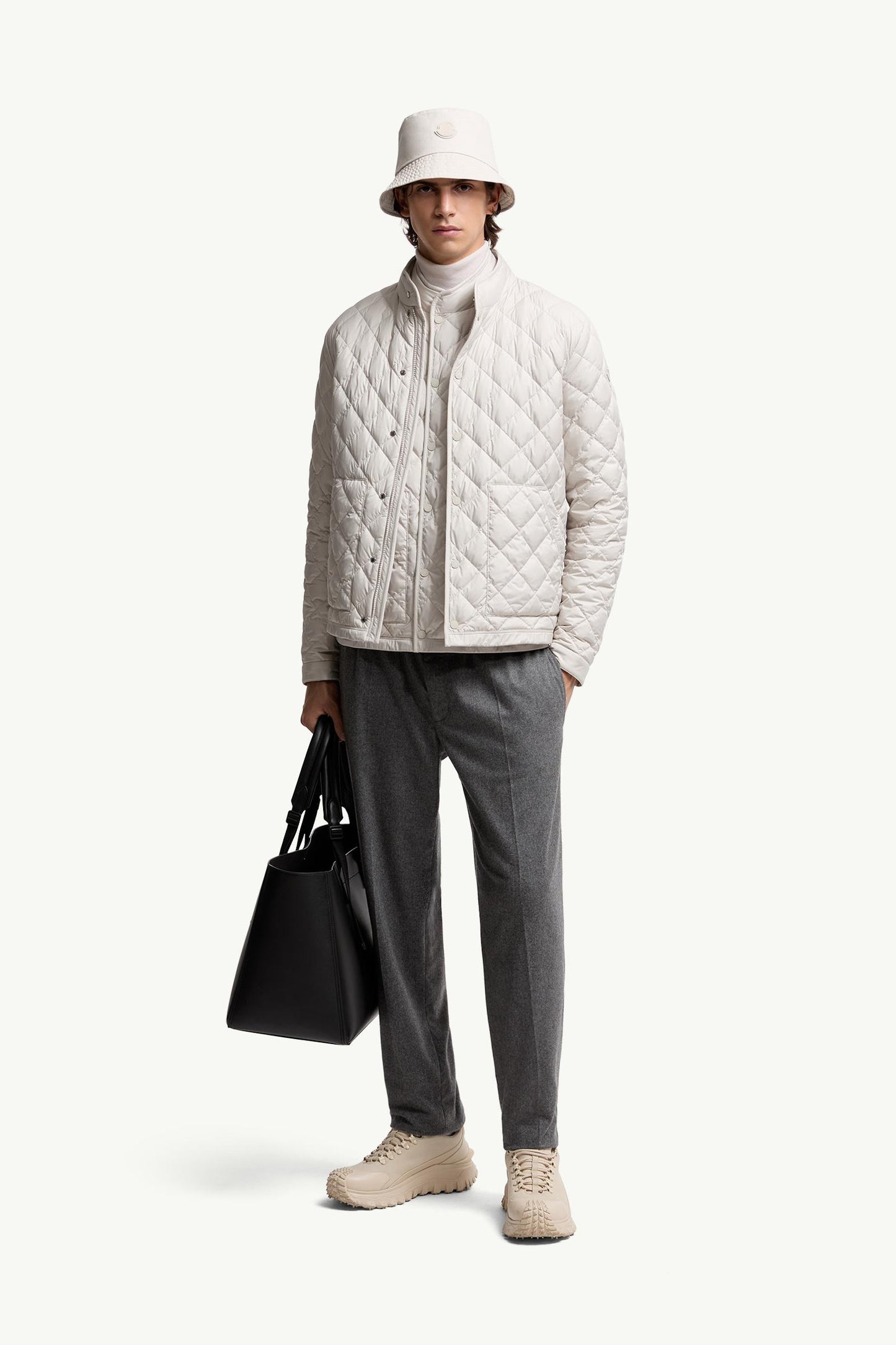 Oise Diamond-Quilted Short Down Jacket