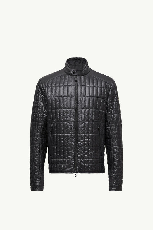 Lasne Vertical-Quilted Padded Biker Jacket