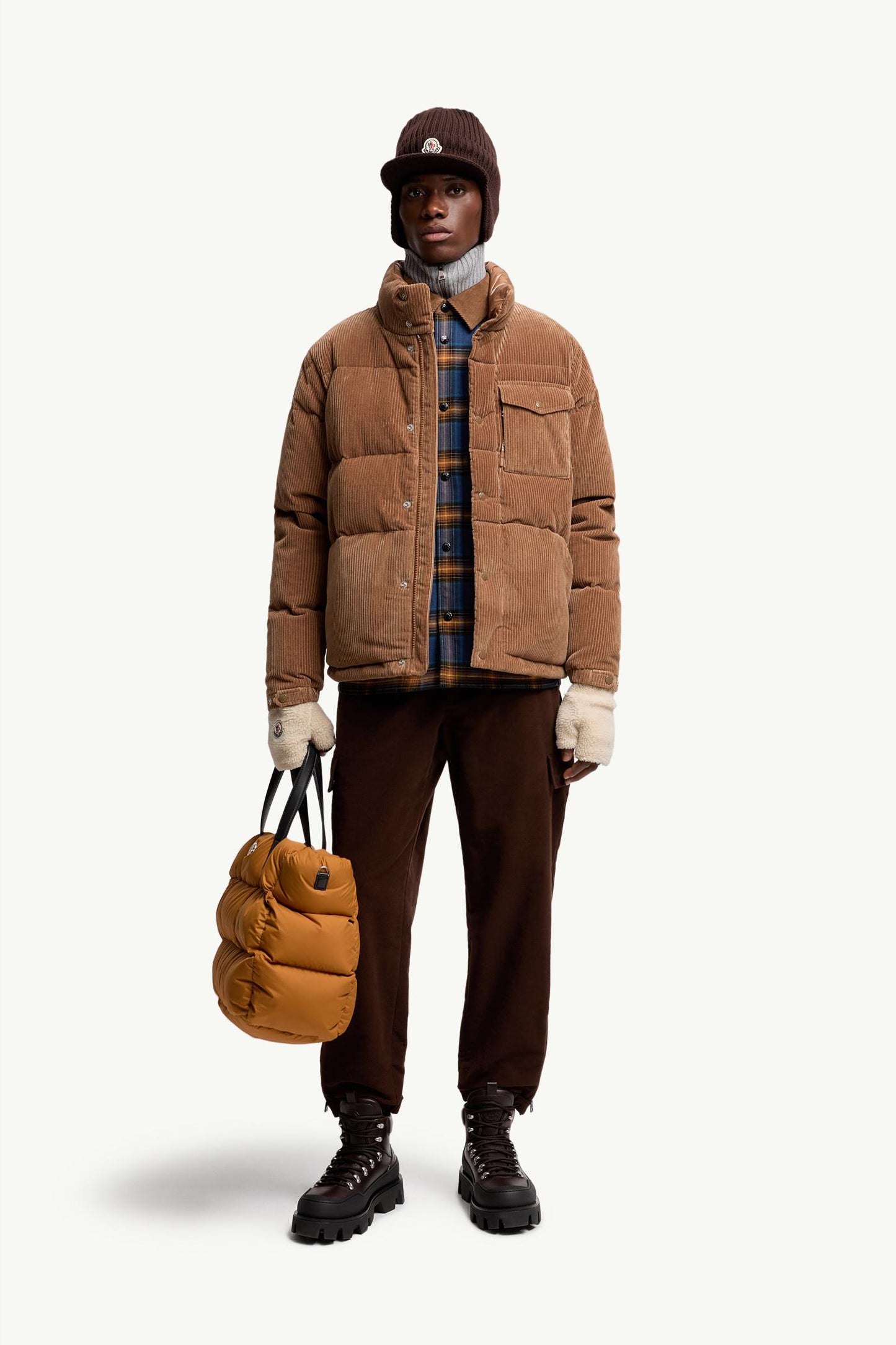 Serrant Corduroy Short Down Jacket
