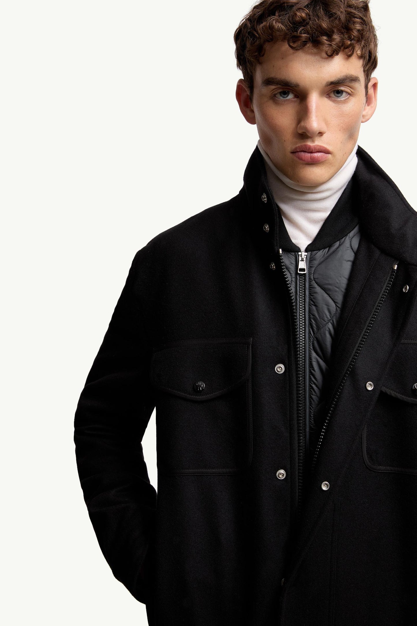 Avoine Wool Short Down Jacket