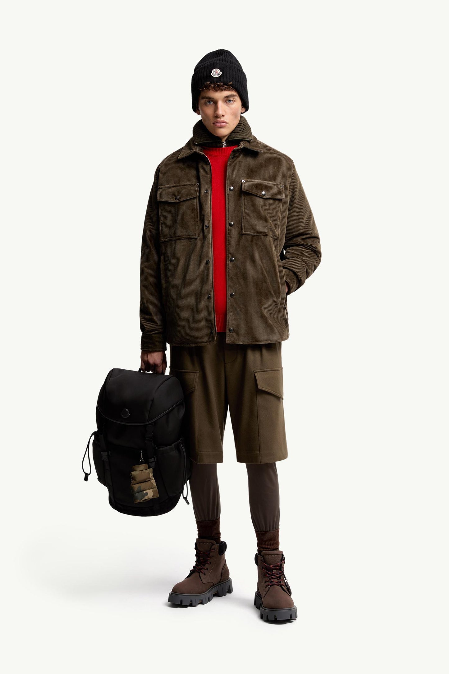 Ambroisie Corduroy Down Shirt Jacket