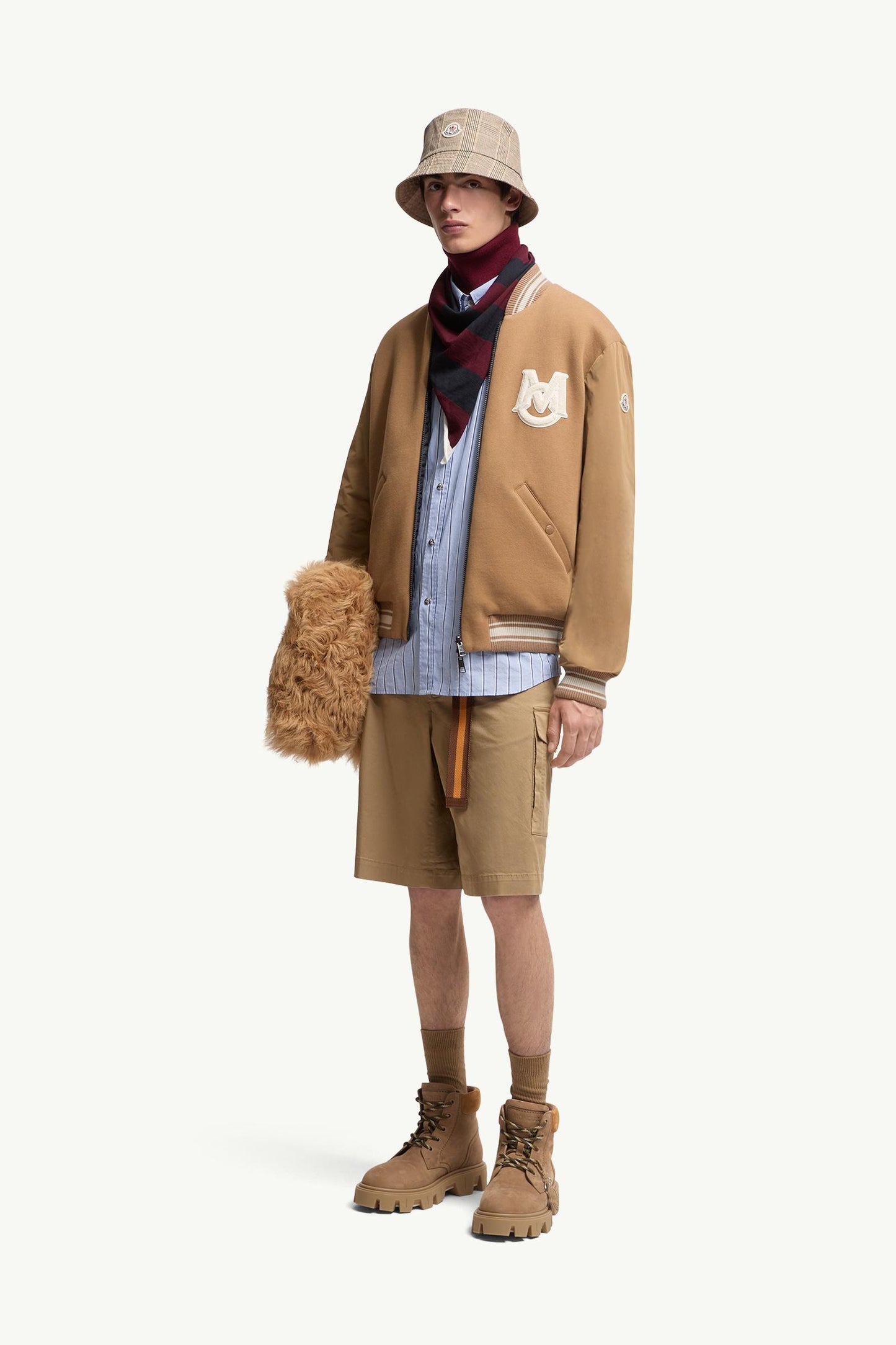 Cotton Gabardine Cargo Shorts