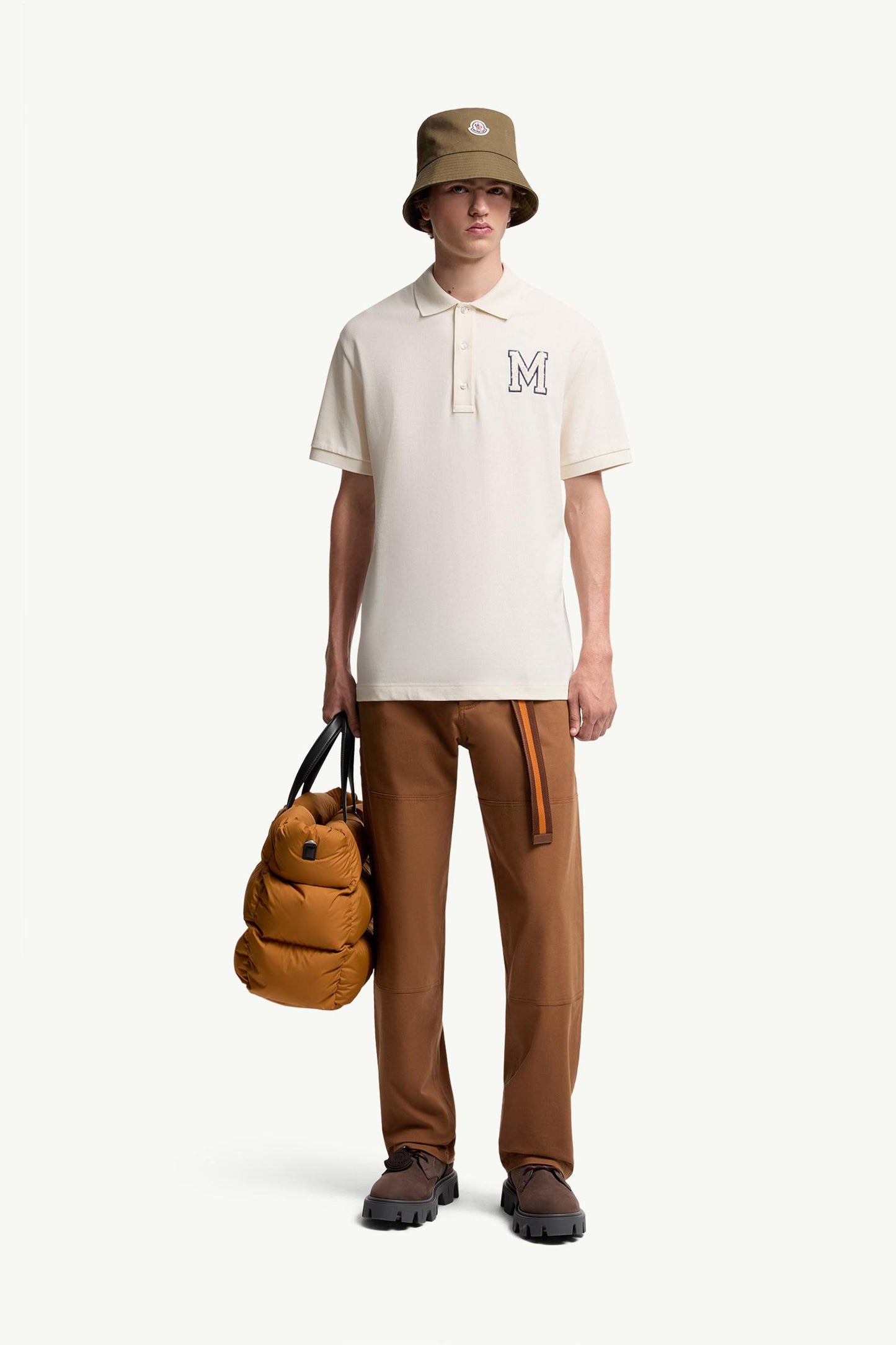 Monogram Cotton Piquet Polo Shirt