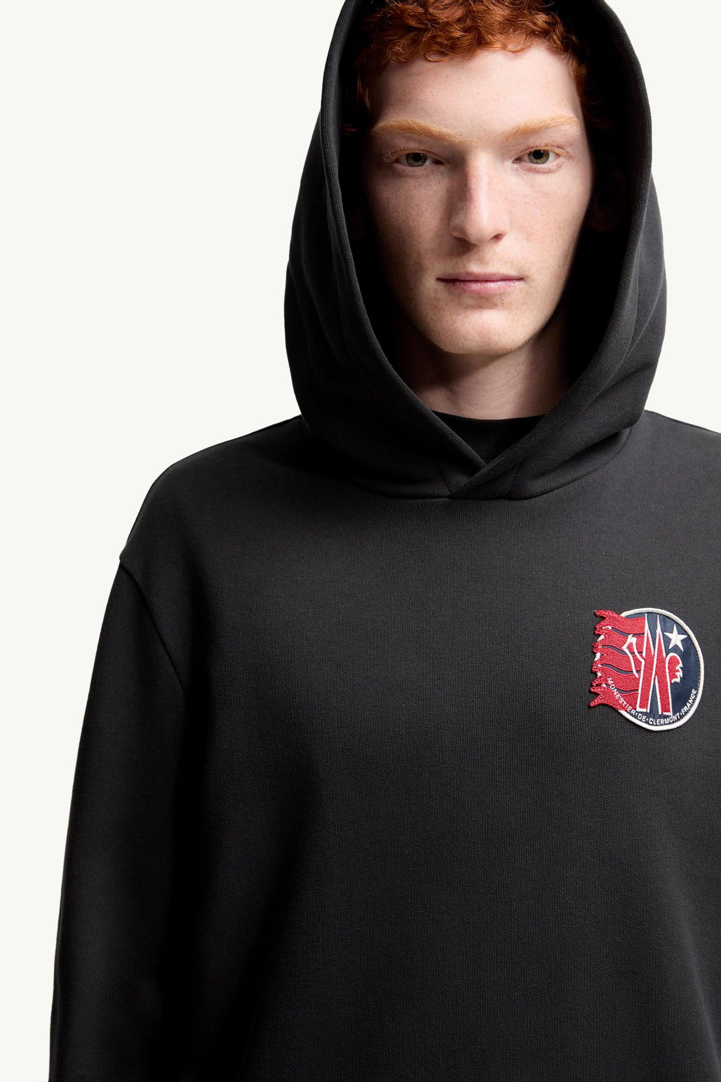 Star Logo Patch Cotton Hoodie