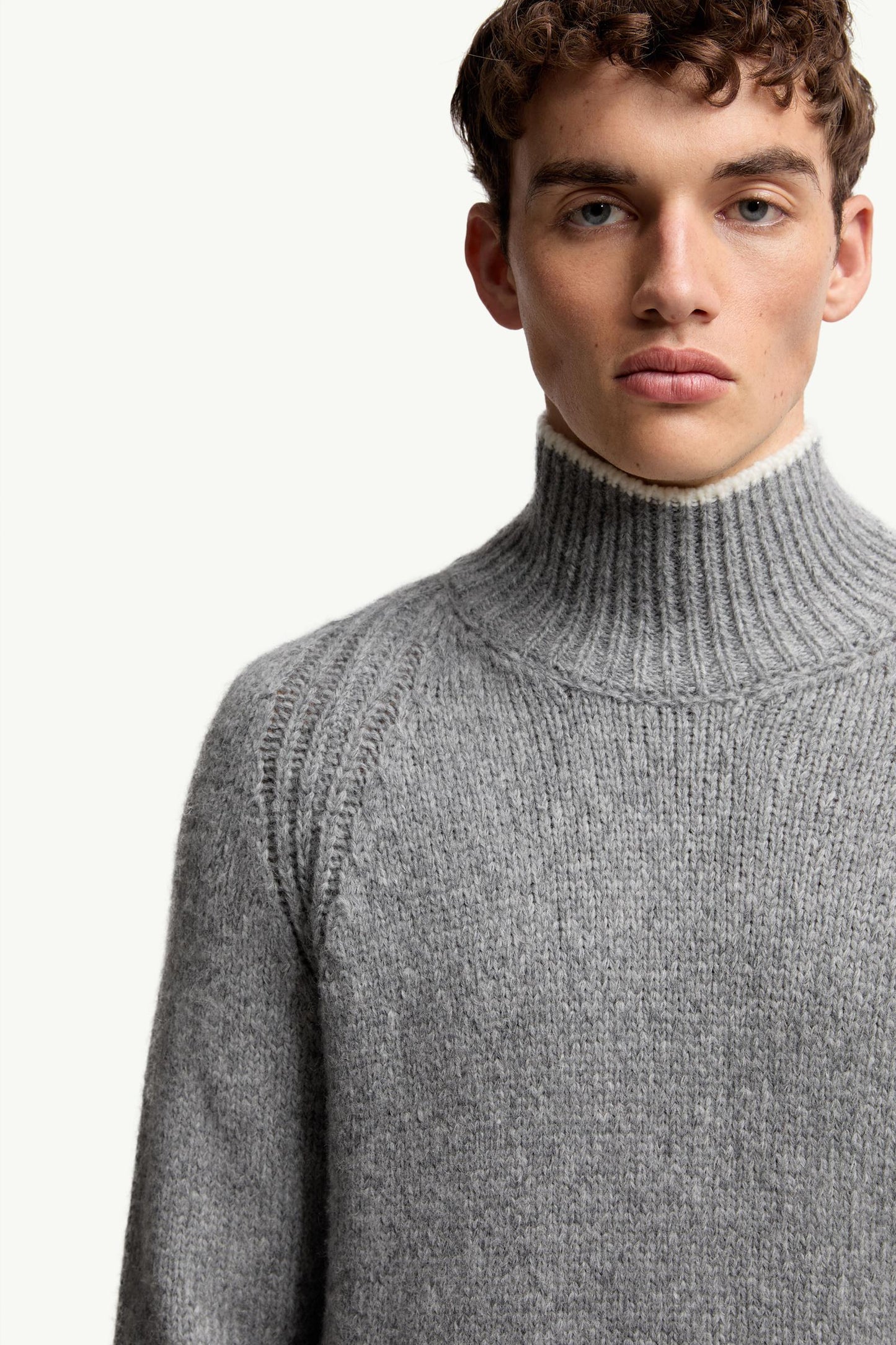 Alpaca & Wool Blend Turtleneck Jumper