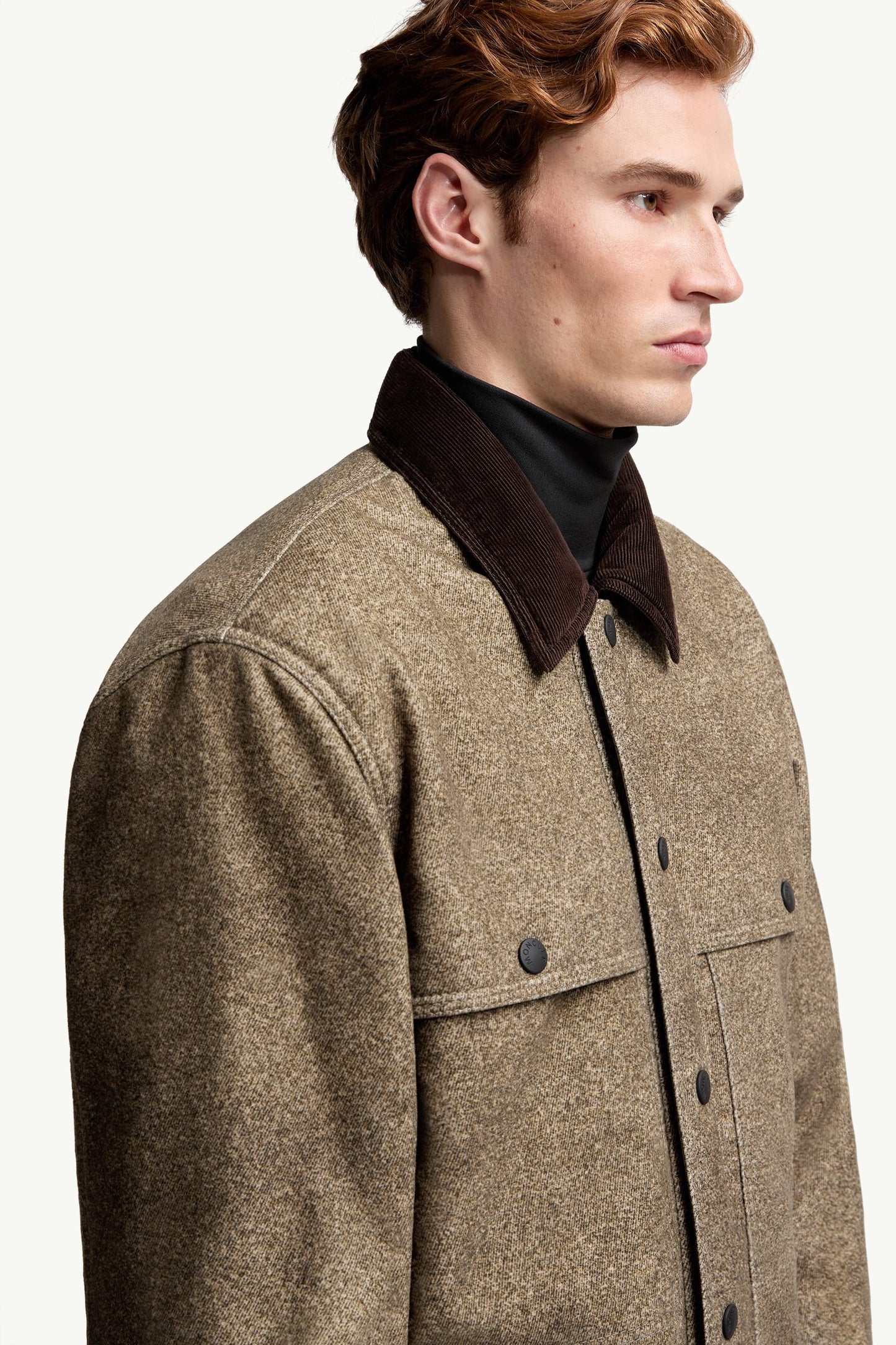 Kalinzu Cotton Moleskin Short Down Jacket