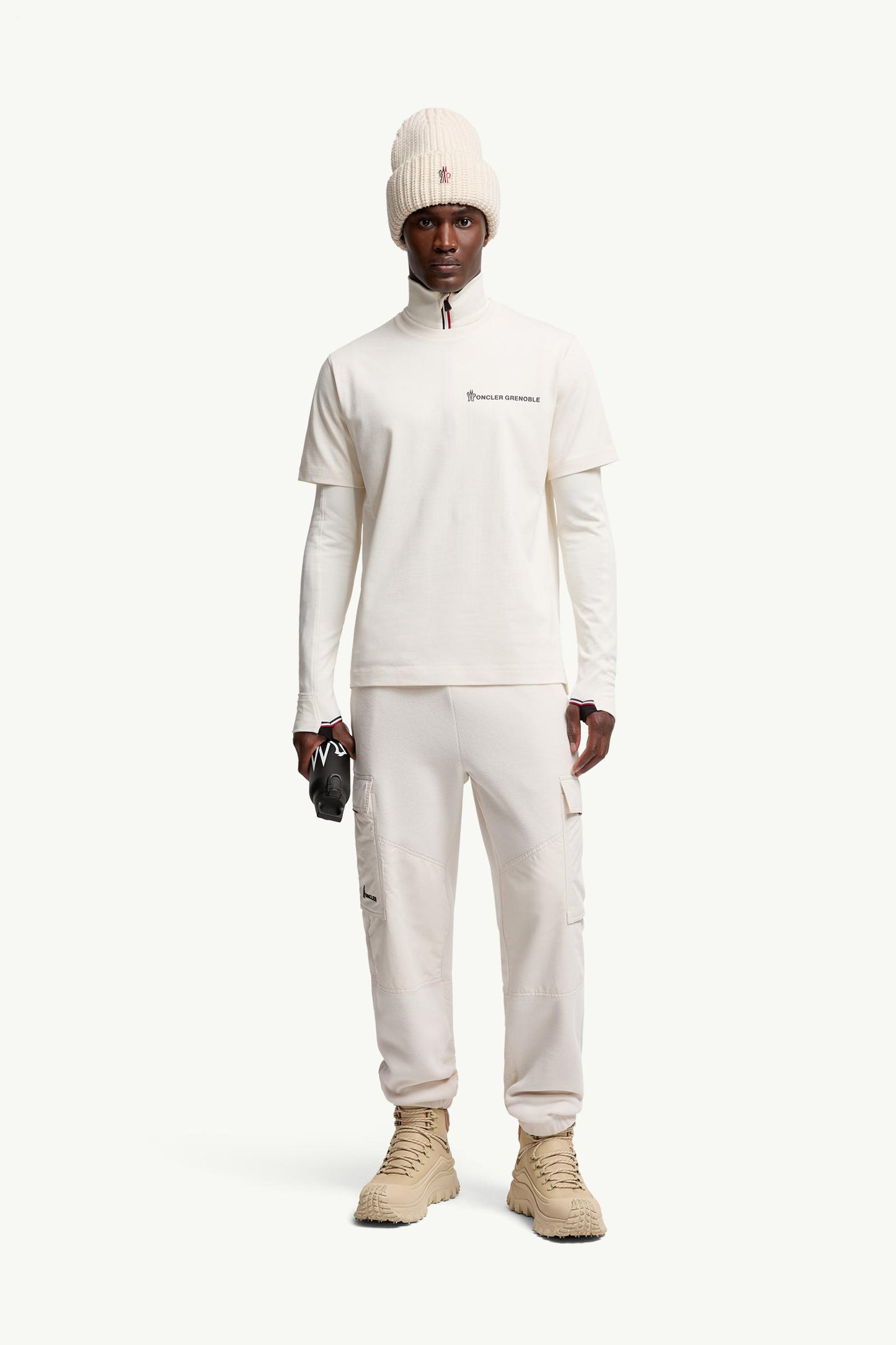 Embossed Logo Cotton T-Shirt