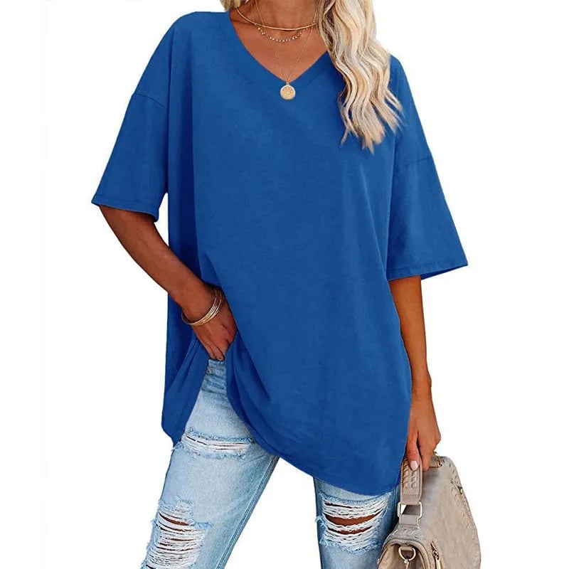 🔥Up to 69% OFF Today🔥Women Summer 2025 Tops Casual V-neck T-shirts