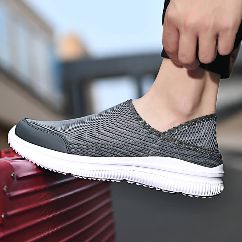 Men's Breathable Mesh Slip On Sneakers