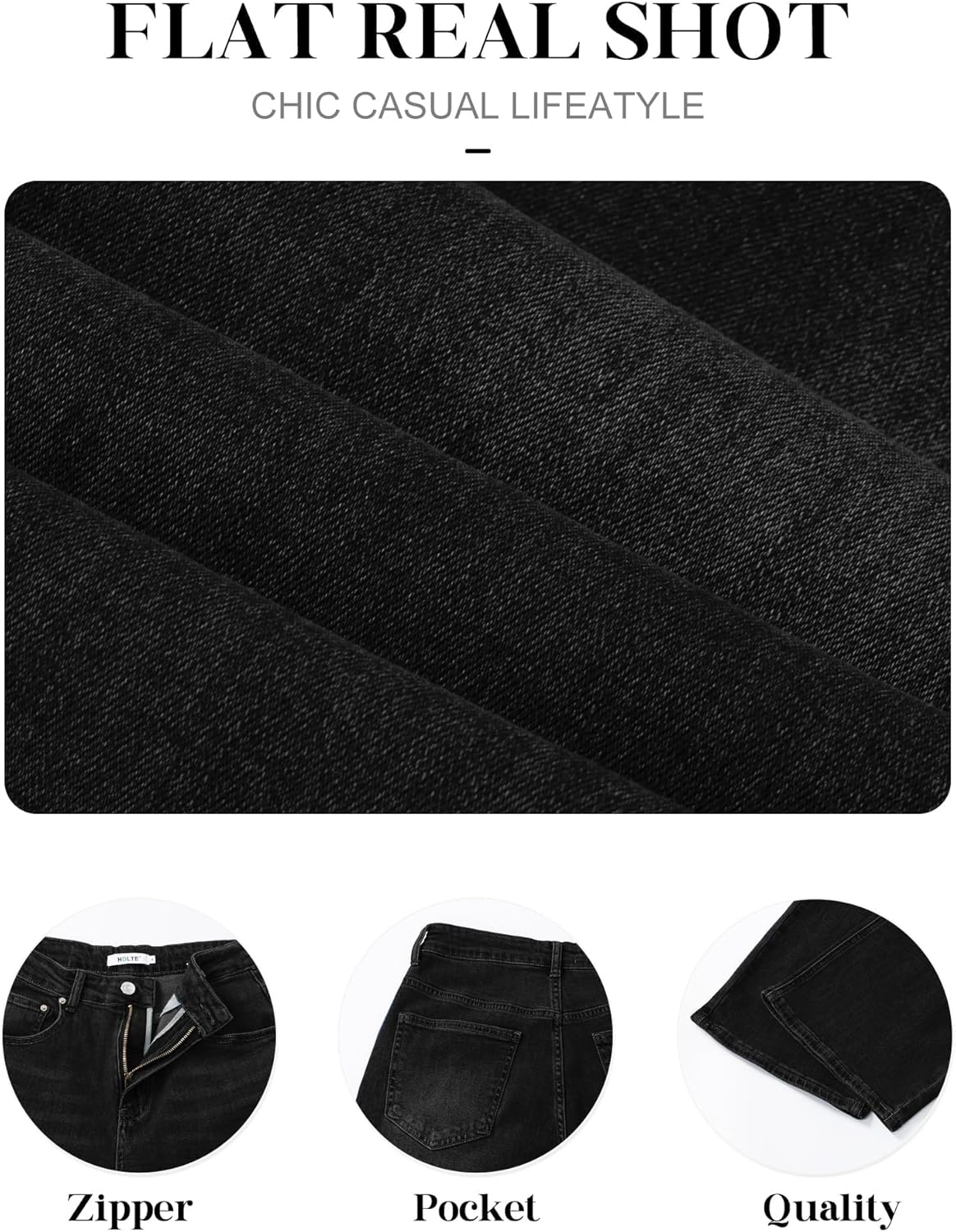 HDLTE Women Wide Leg Jeans High Waist Baggy Jeans Loose Boyfriend Jeans Denim Pants Y2K