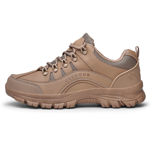 Men's New Solid Color Outdoor Hiking Shoes