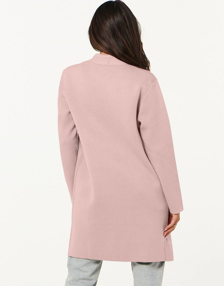 ANRABESS Cardigan Sweater for Women Casual 2023 Fall Winter Fashion Coat Long Sleeve Open Front Knit Coatigan Clothes