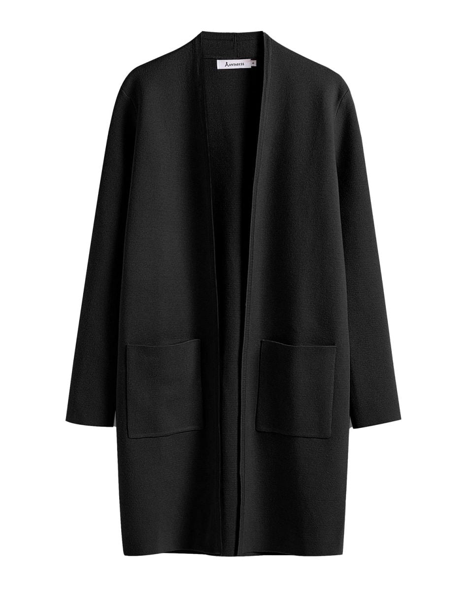 ANRABESS Cardigan Sweater for Women Casual 2023 Fall Winter Fashion Coat Long Sleeve Open Front Knit Coatigan Clothes