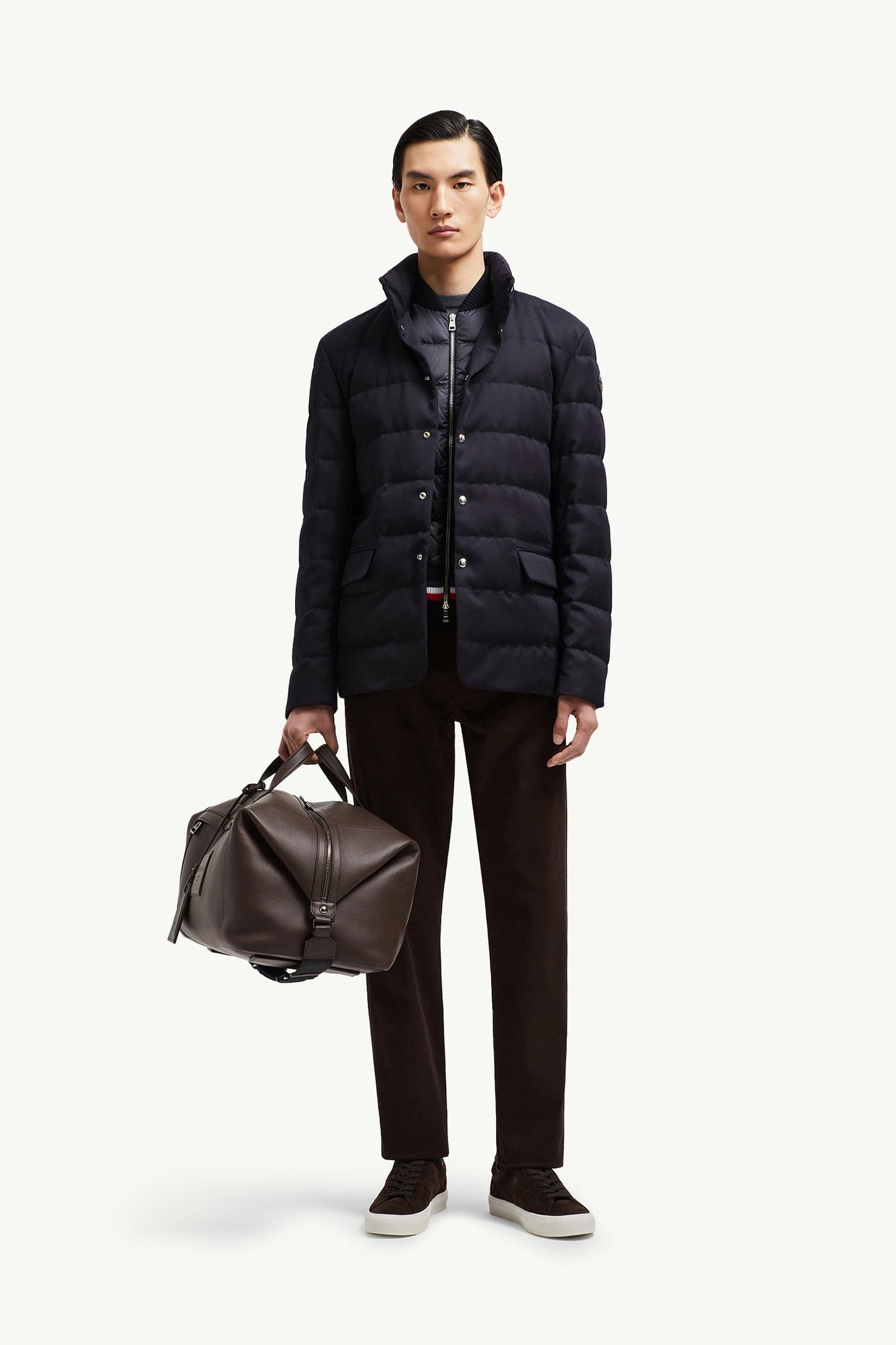 Bess Hooded Wool Short Down Jacket