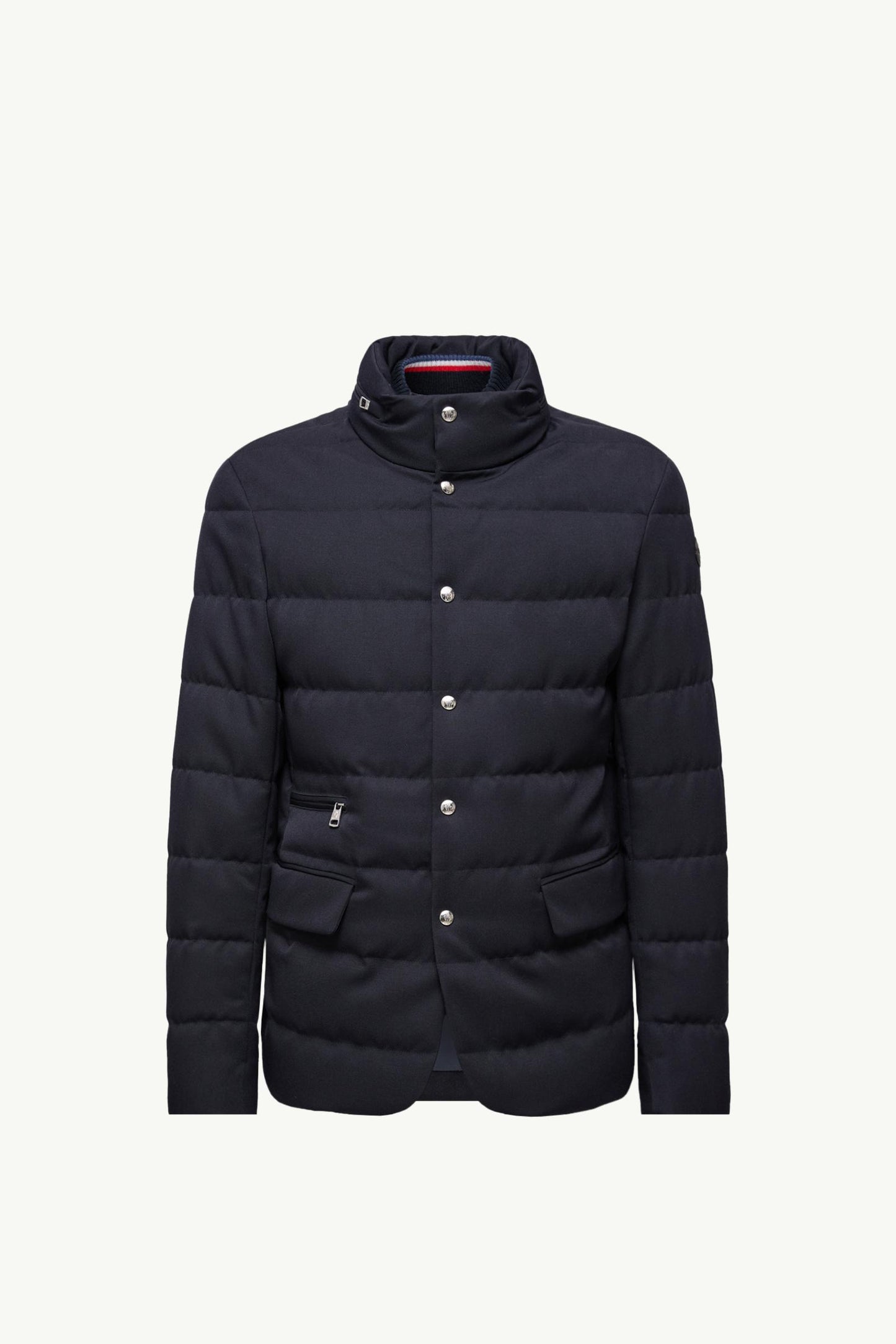Bess Hooded Wool Short Down Jacket