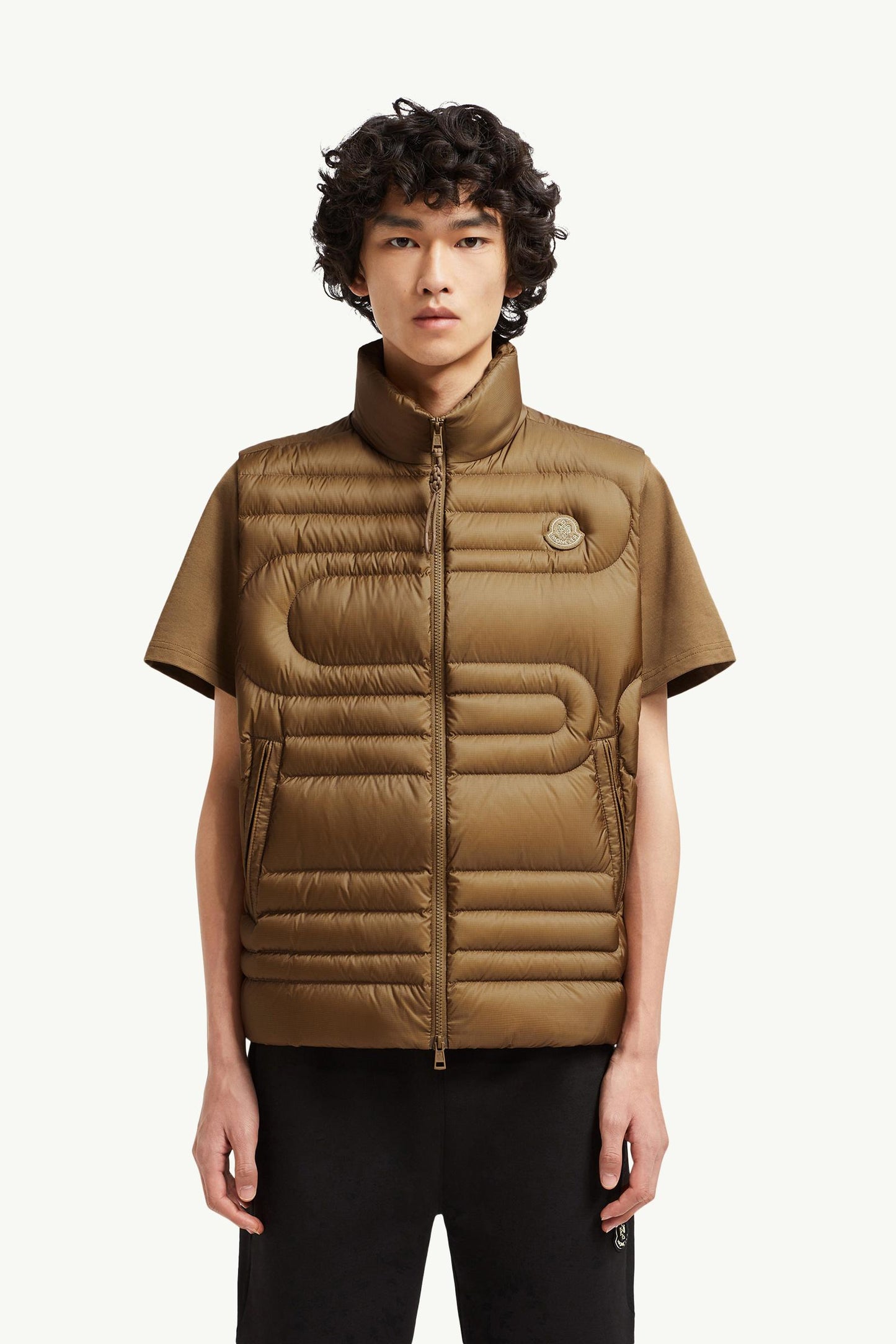 Emeishan Snake-Quilted Down Gilet