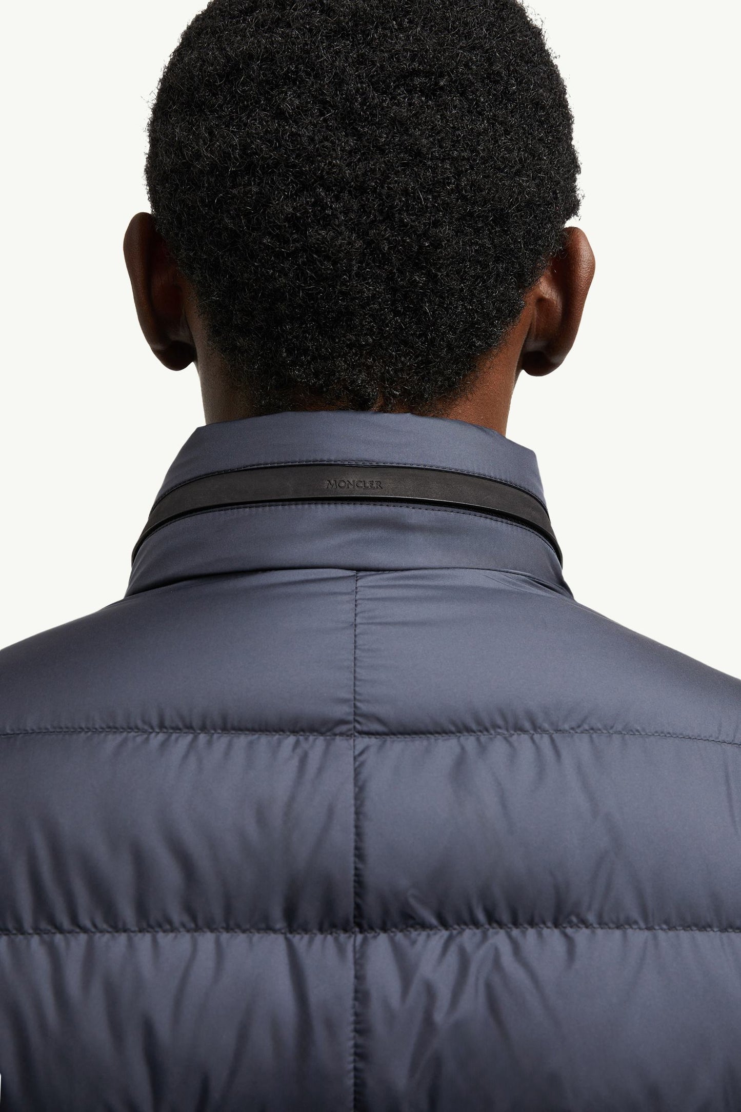 Carrelet Leather-Trimmed Down Blazer