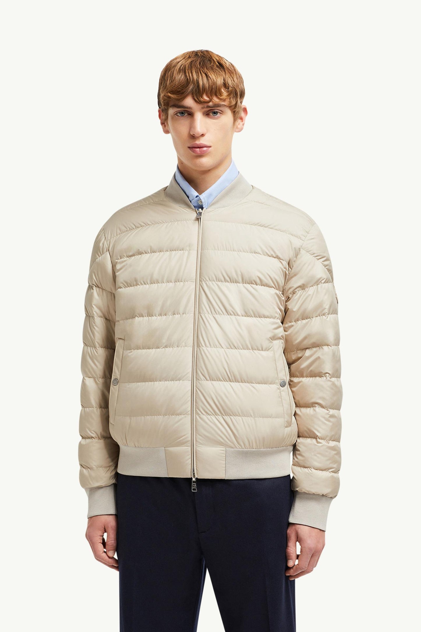 Villerest Reversible Cashmere Blend Down Bomber Jacket?