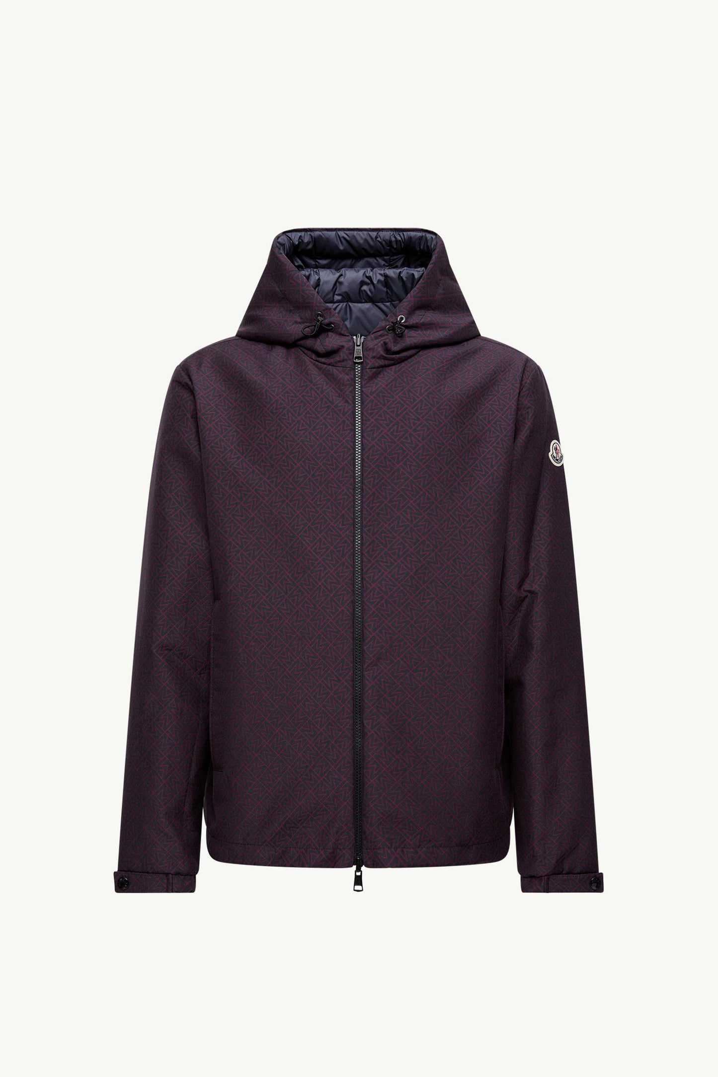 Monogram Guery Reversible Hooded Short Down Jacket