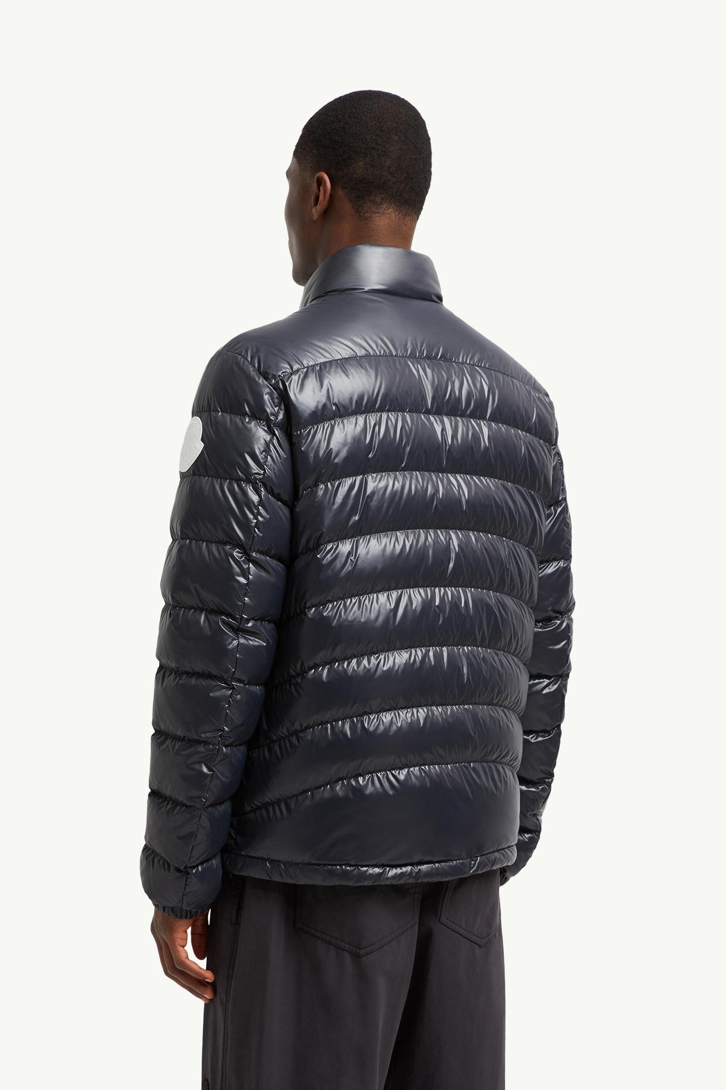 Galeso Hooded Curvy-Quilted Short Down Jacket