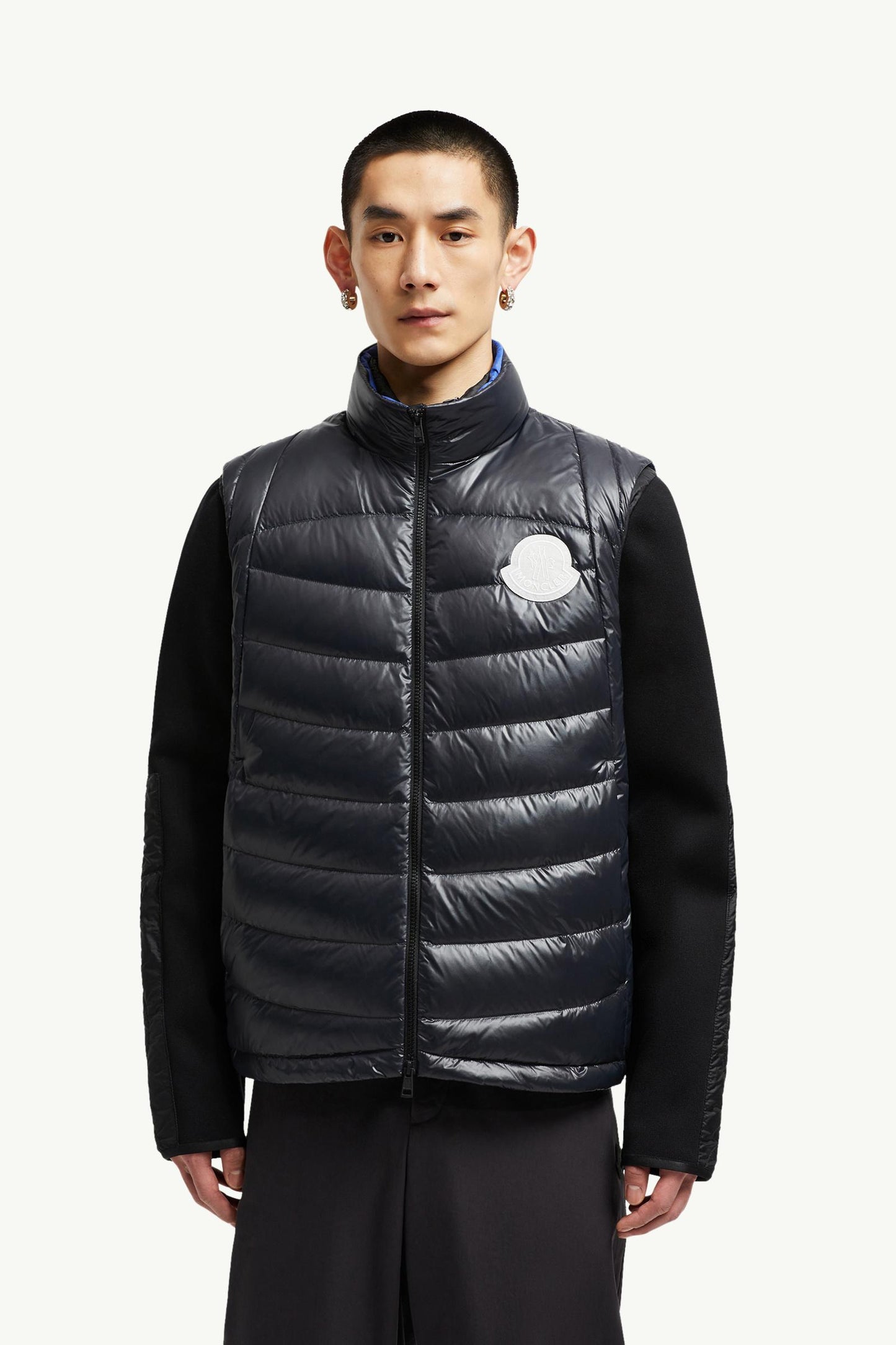 Menelao Hooded Curvy-Quilted Down Gilet