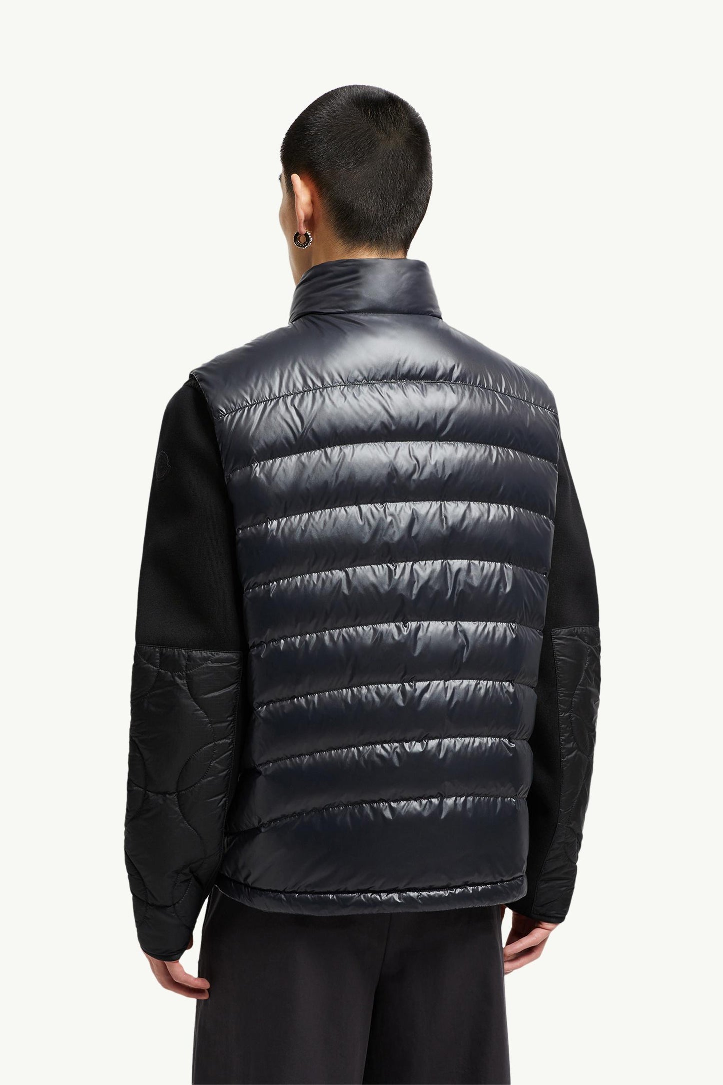 Menelao Hooded Curvy-Quilted Down Gilet