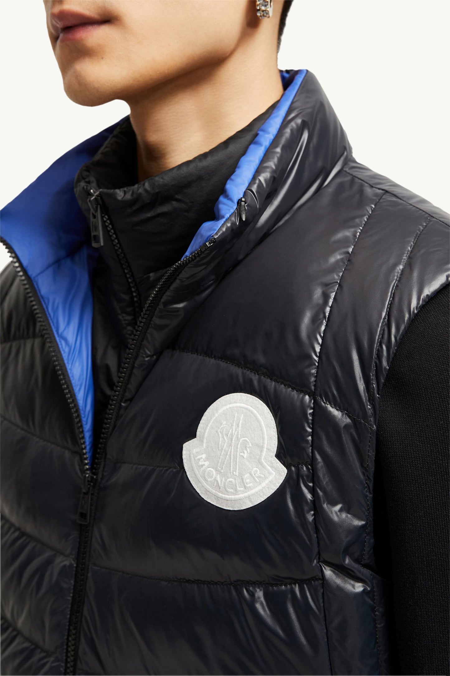 Menelao Hooded Curvy-Quilted Down Gilet