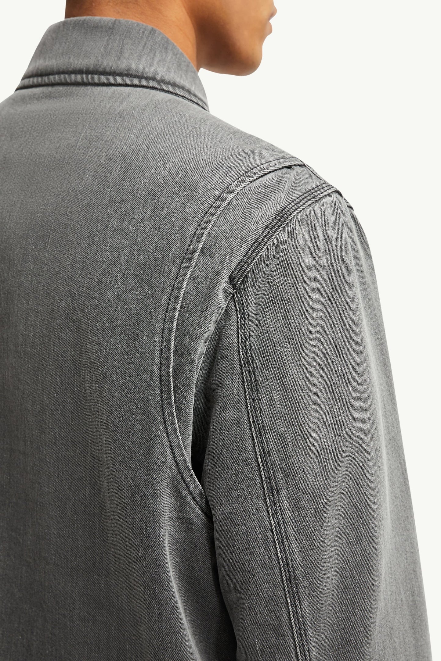 Acate Padded Denim Shirt Jacket