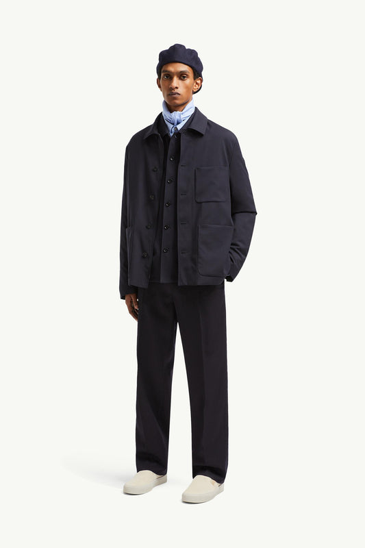 Plumel Wool Gabardine Down Shirt Jacket