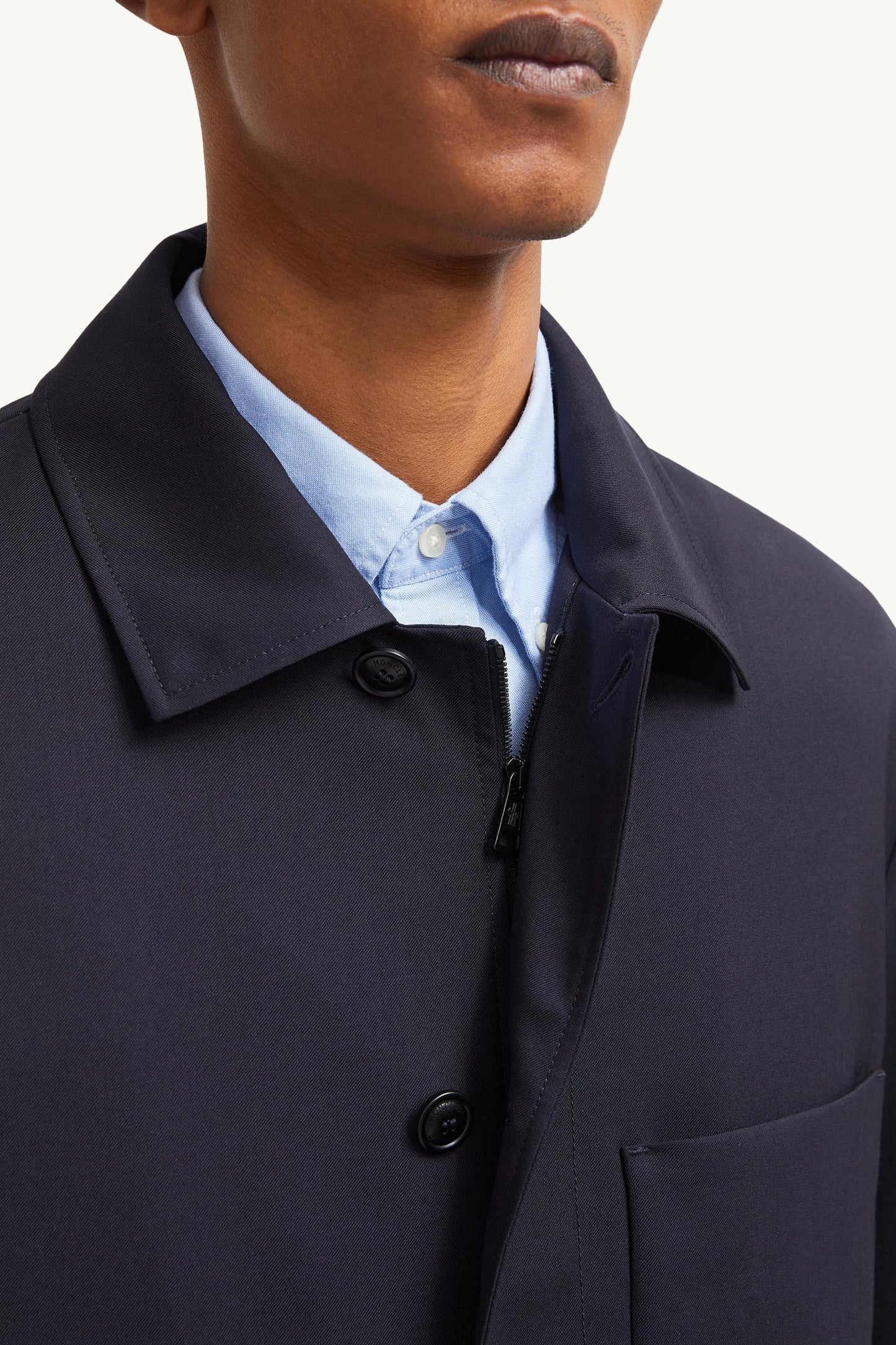 Plumel Wool Gabardine Down Shirt Jacket