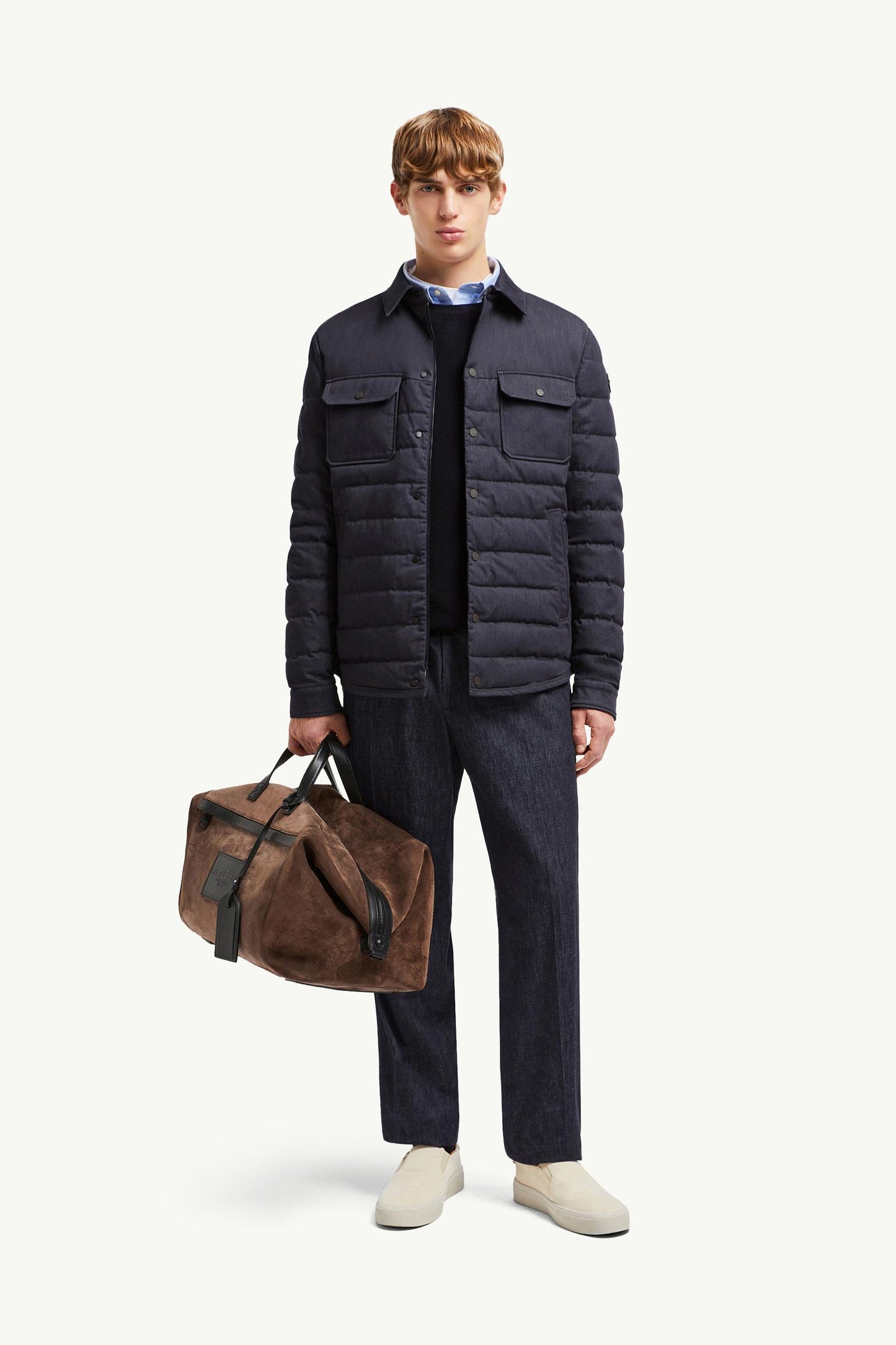 Mirmandix Chambray Down Shirt Jacket