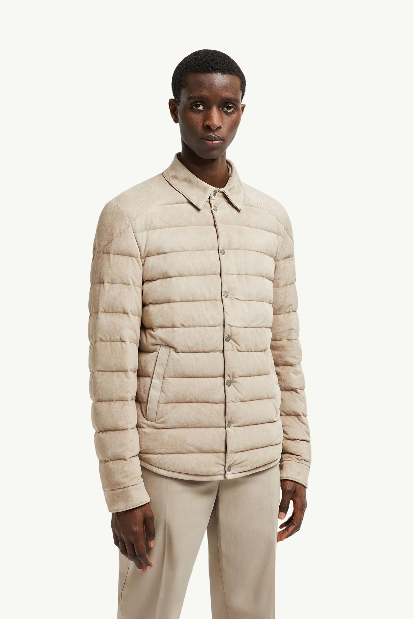 Etale Suede Down Shirt Jacket