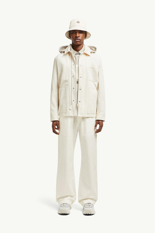 Guerledan Hooded Cotton Shirt Jacket