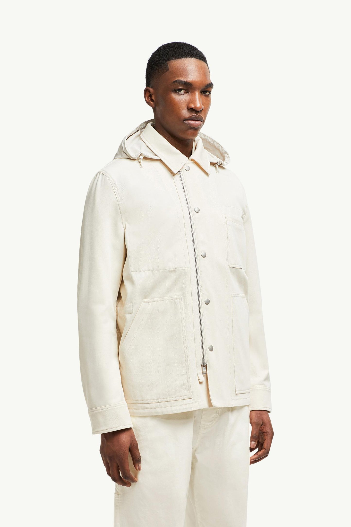 Guerledan Hooded Cotton Shirt Jacket