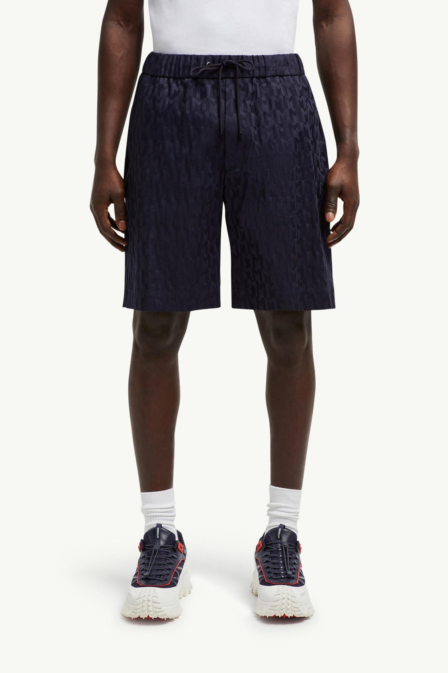 Monogram Jacquard Cotton Shorts