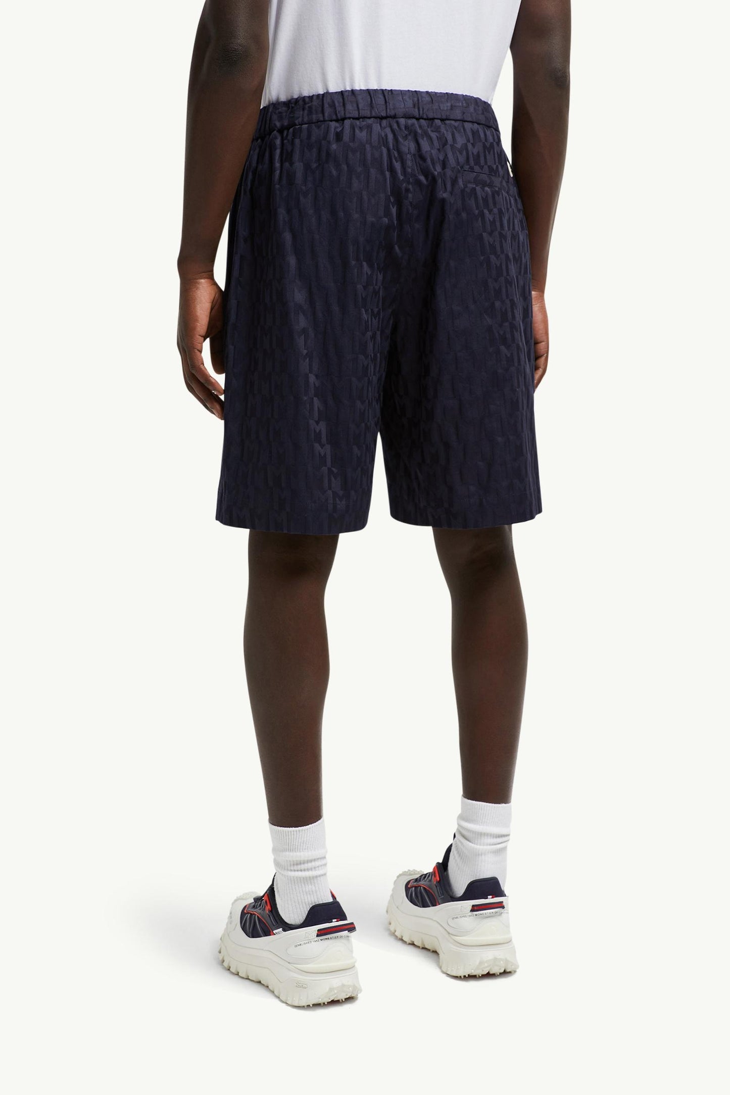 Monogram Jacquard Cotton Shorts